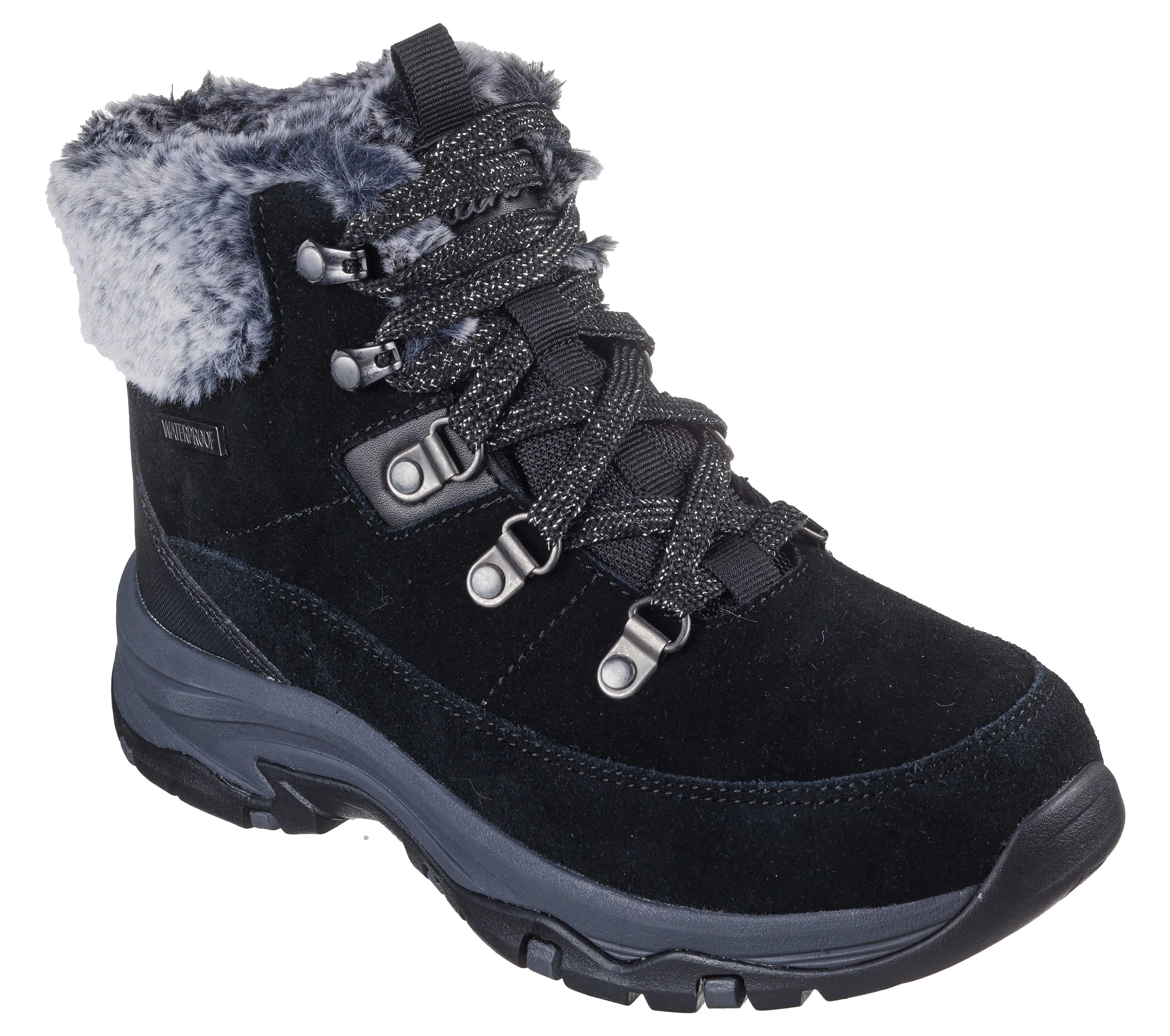 Skechers - TREGO / SNOW WORRIES - Bélelt Vízálló Női bakancs