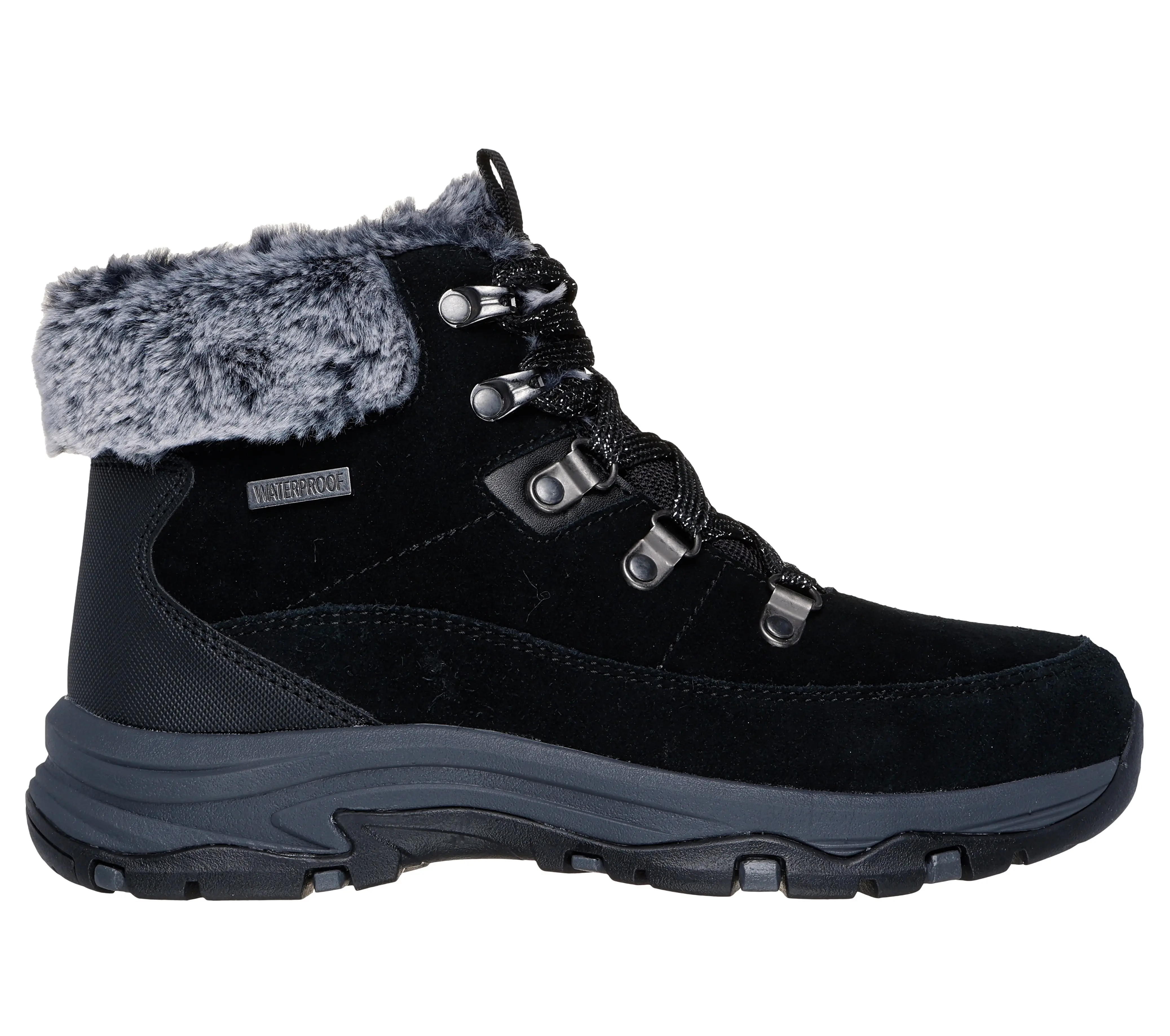 Skechers - TREGO / SNOW WORRIES - Bélelt Vízálló Női bakancs