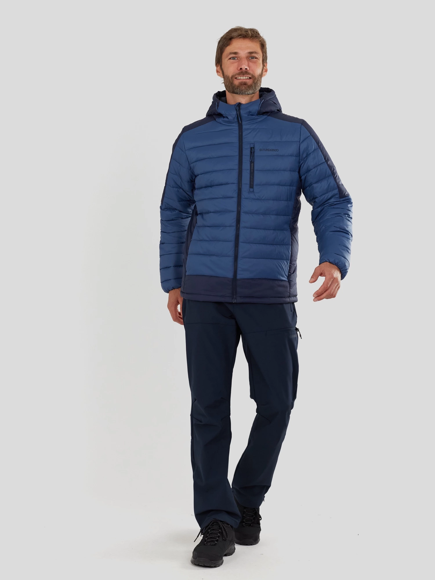Fundango - Matt Hooded Jacket - Férfi kabát