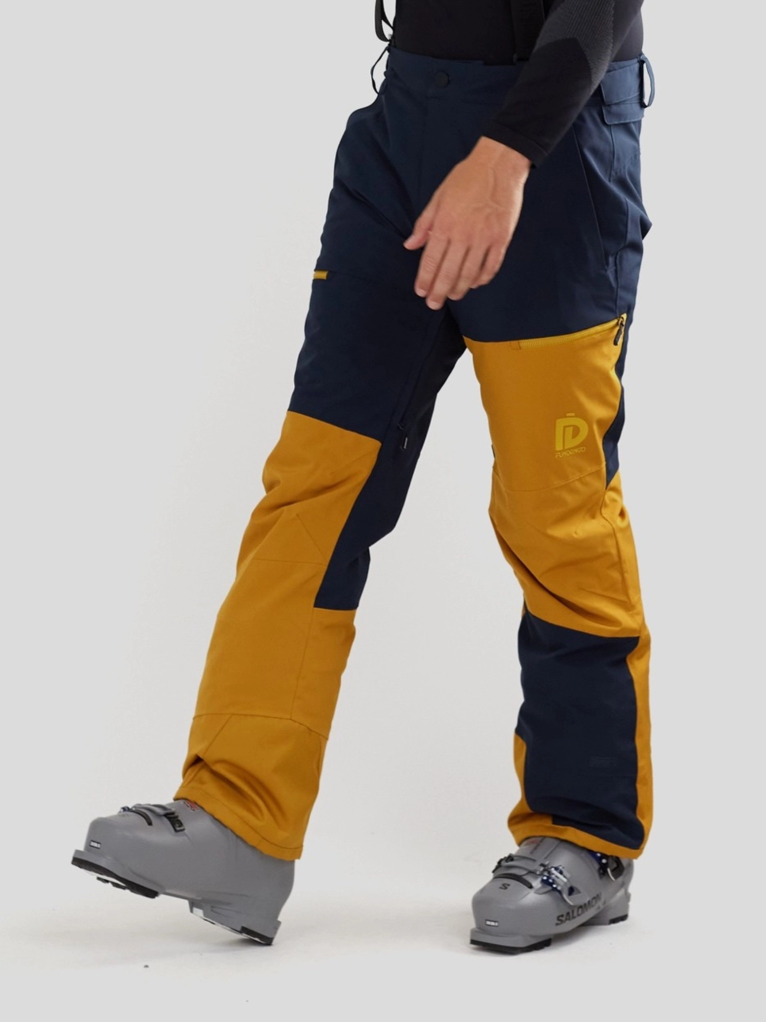 Fundango - Teak Colourblock Pants - Férfi sínadrág