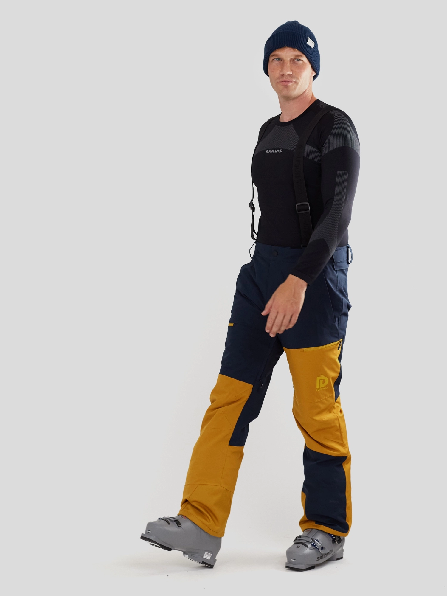 Fundango - Teak Colourblock Pants - Férfi sínadrág