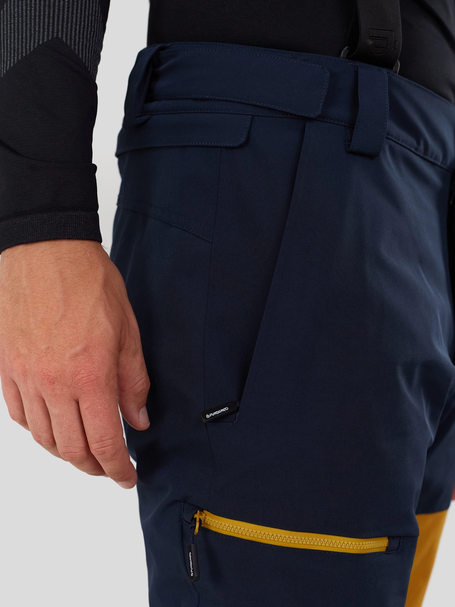 Fundango - Teak Colourblock Pants - Férfi sínadrág
