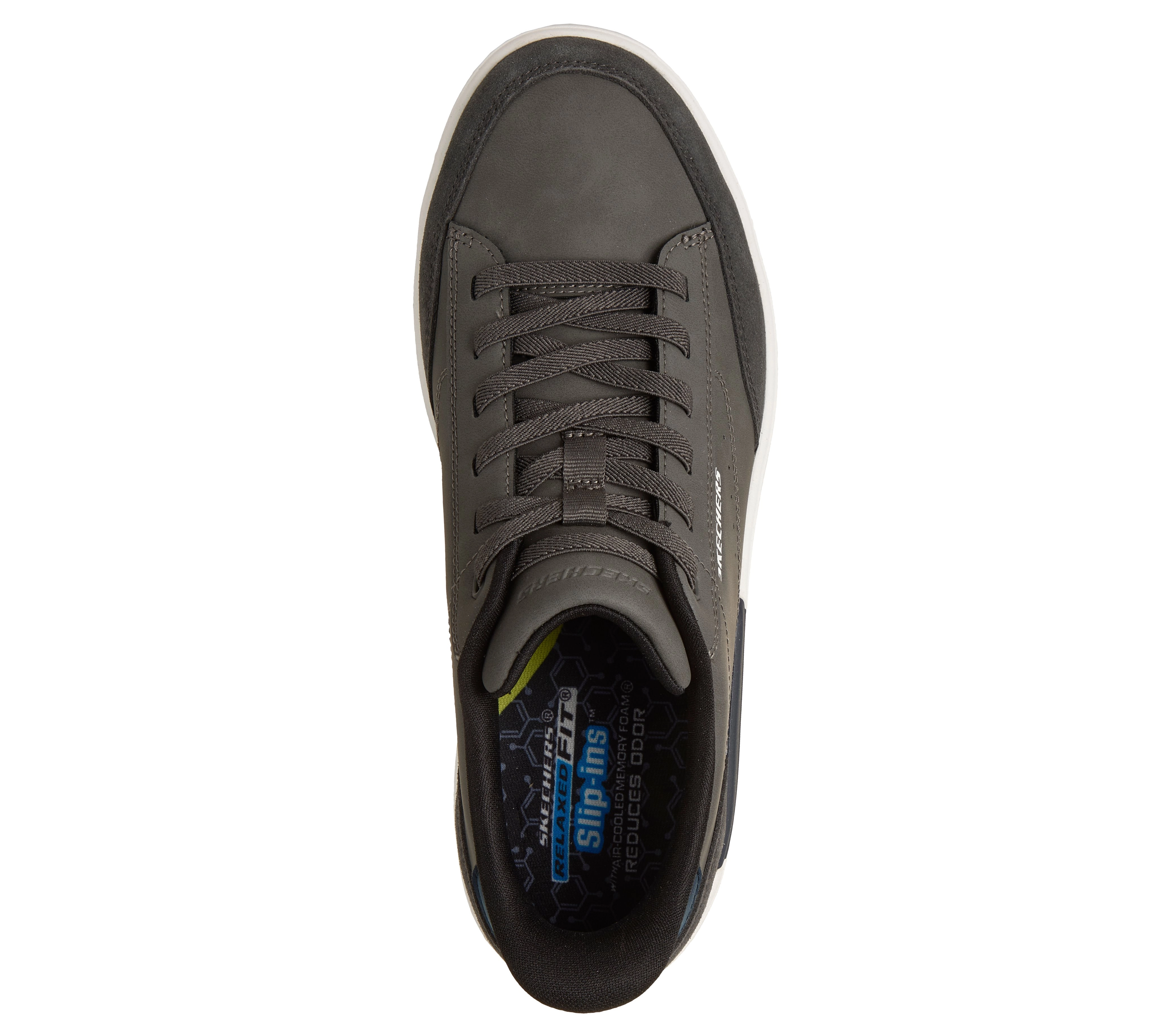 Skechers - VERLOMA/RADICAL - Bőr Slip-Ins Sneaker Férfi utcai cipő