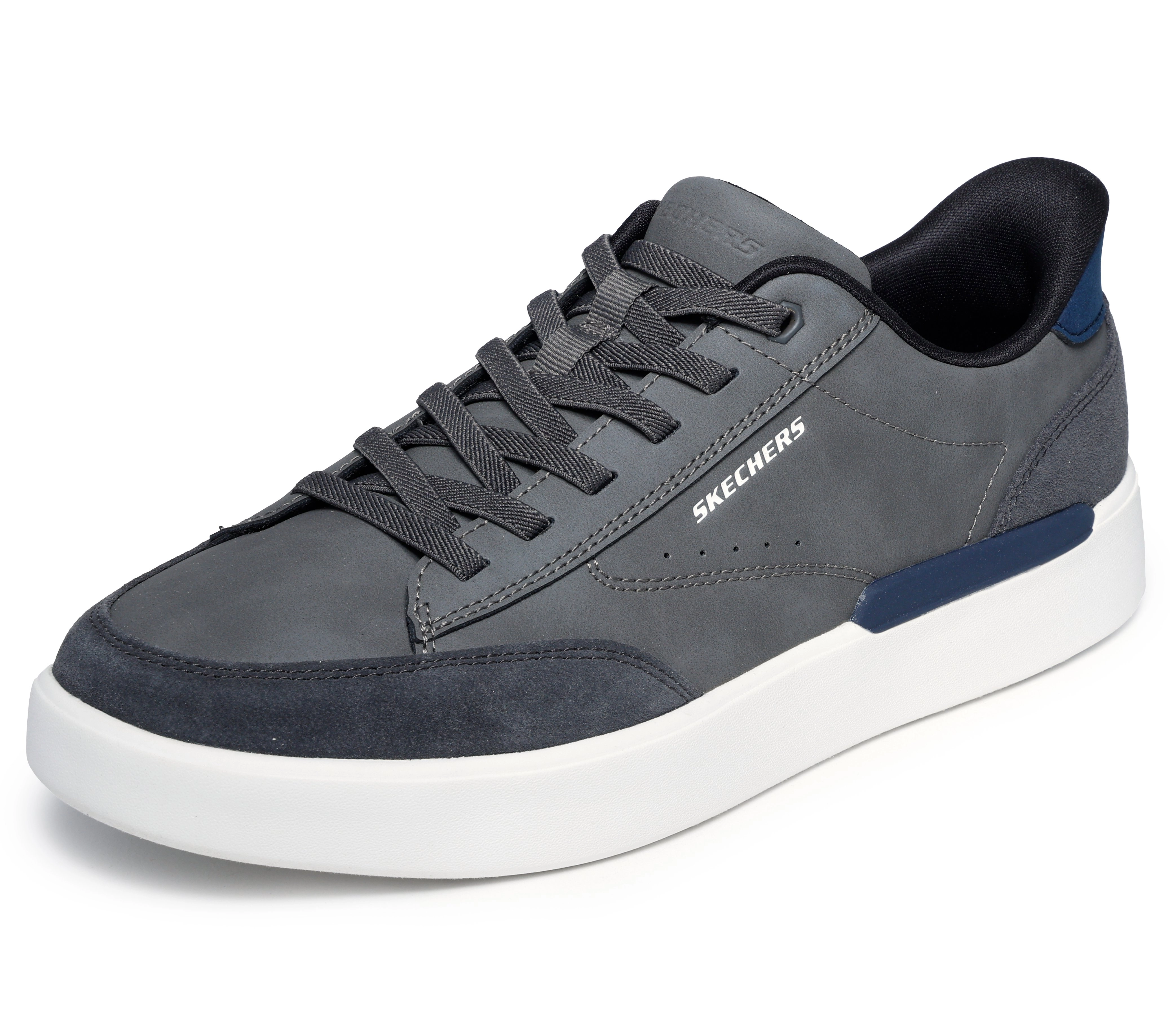 Skechers - VERLOMA/RADICAL - Bőr Slip-Ins Sneaker Férfi utcai cipő