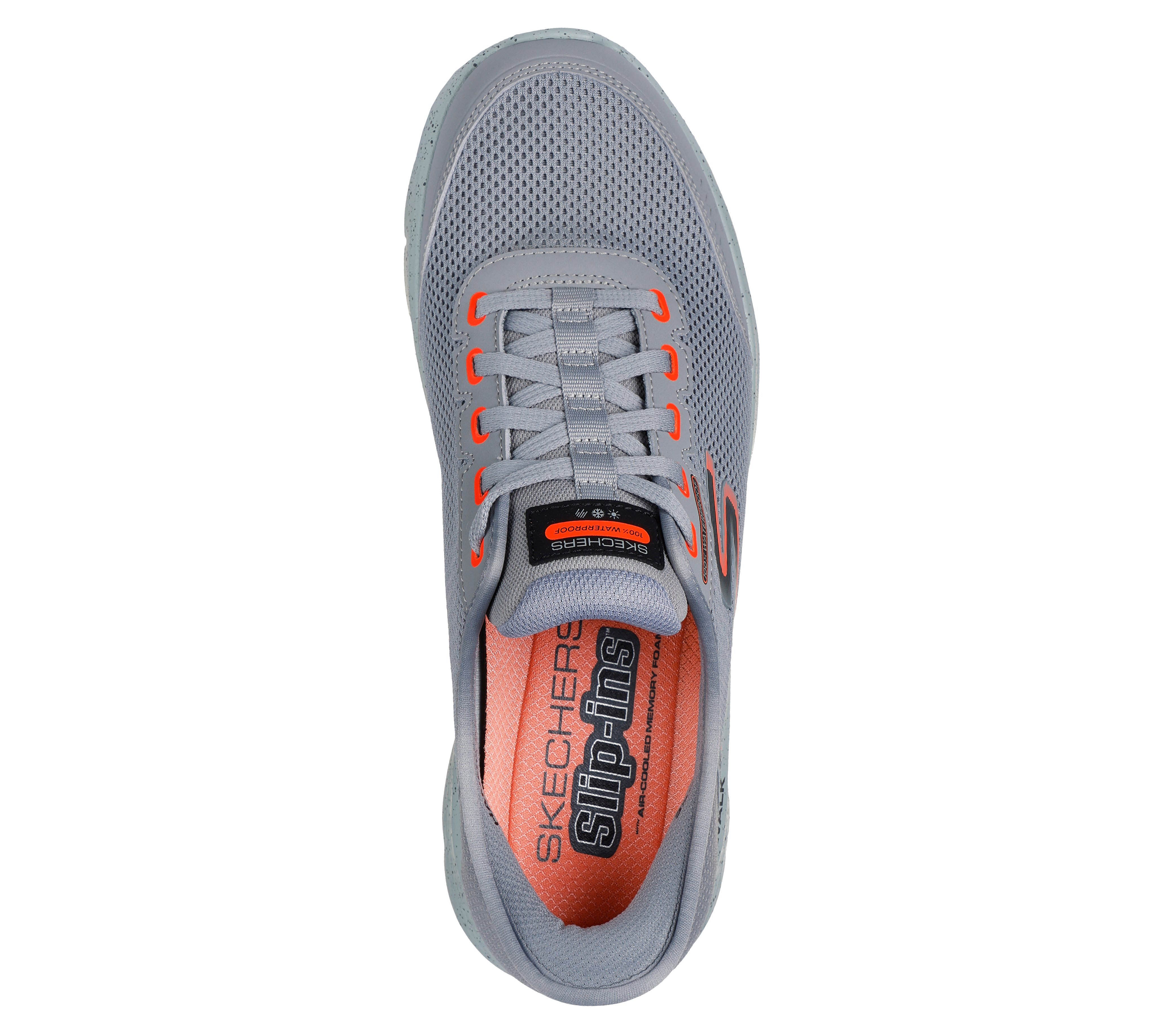 Skechers - GO WALK FLEX / 100% WATERPROOF - Vízálló Slip-Ins Férfi utcai cipő