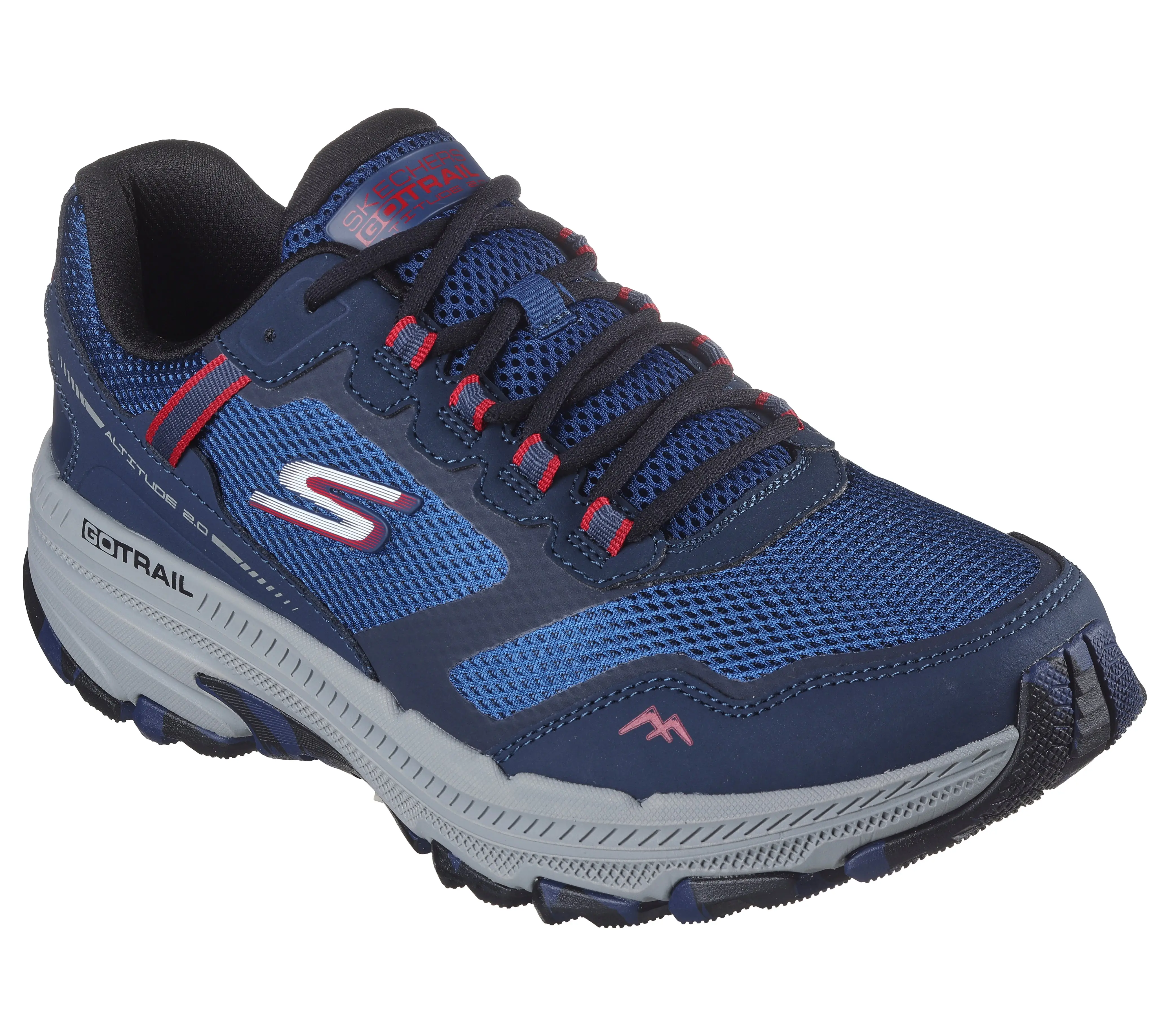 Skechers - Trail Air Mesh Lace Up W/ Lea - Férfi Futócipő