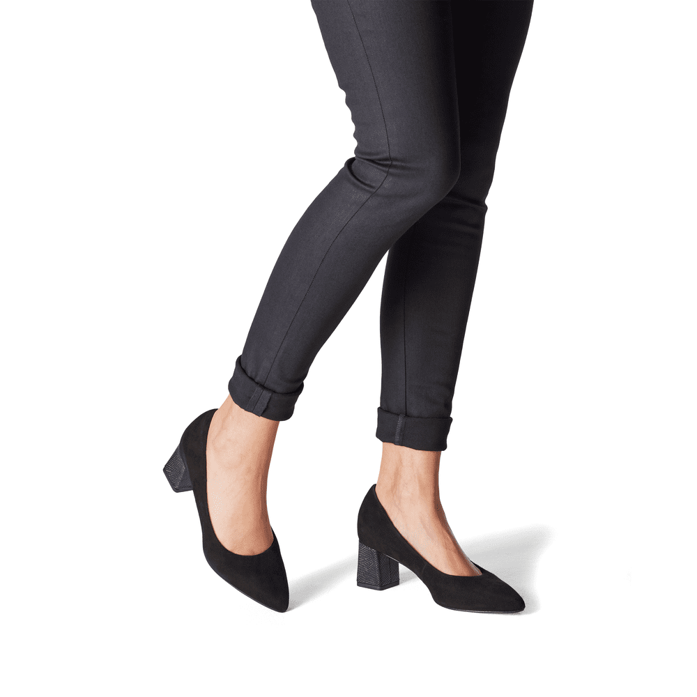 Tamaris - Bőr Magassarkú Női pömpsz