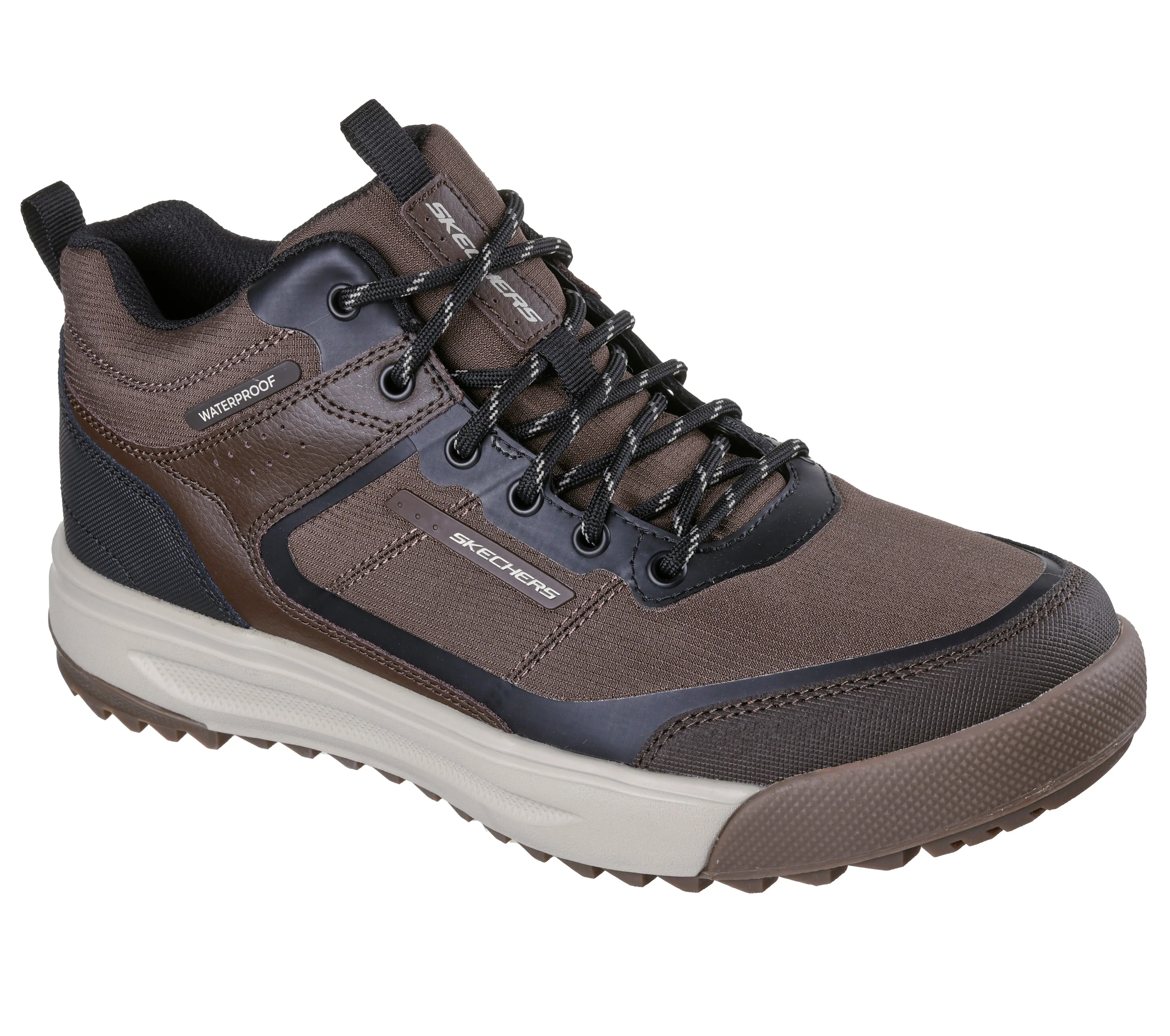 Skechers - URBAN STREET HIKER - Vízálló Bőr Férfi Bakancs