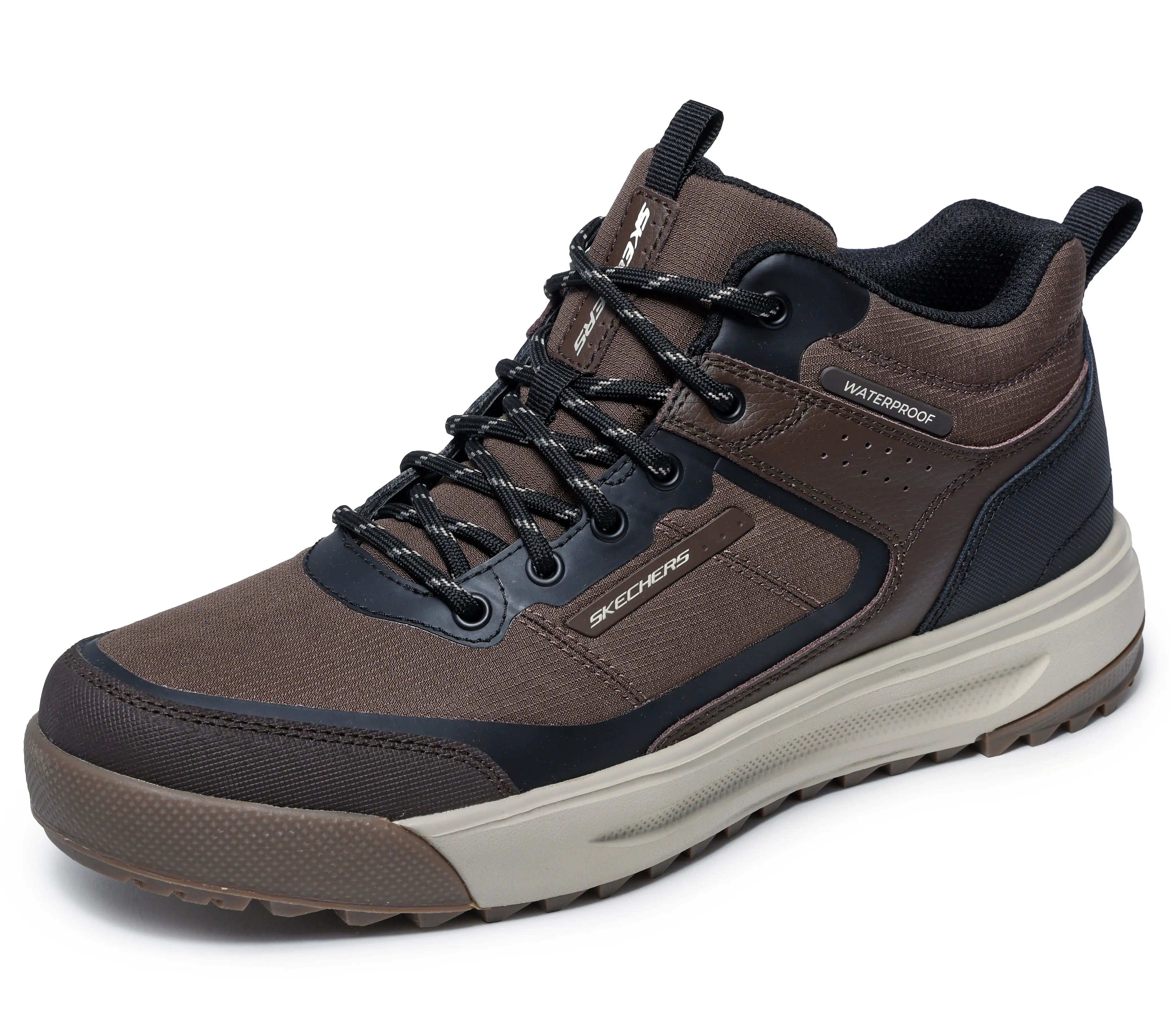 Skechers - URBAN STREET HIKER - Vízálló Bőr Férfi Bakancs