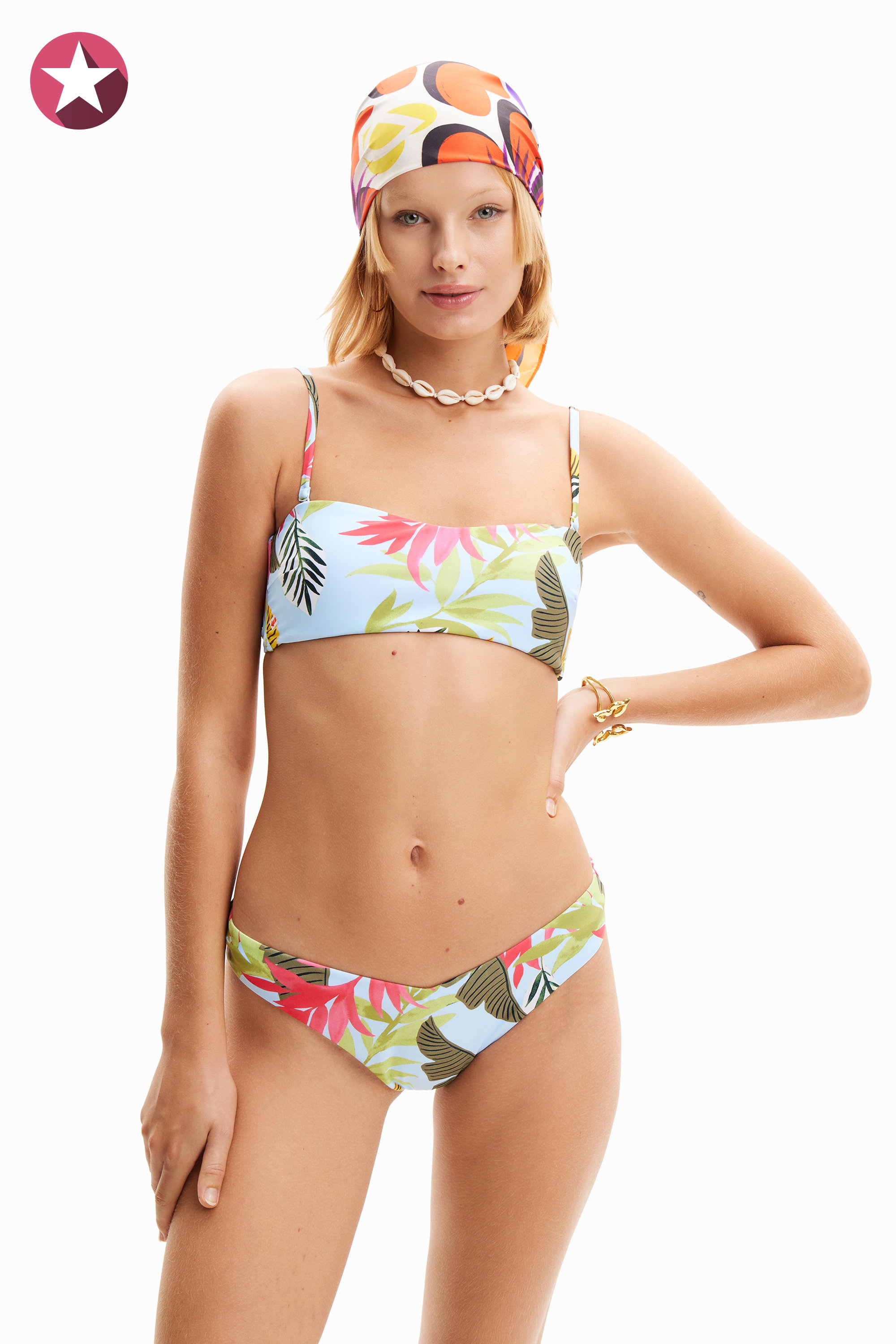 Desigual - Palms - Női bikini alsó