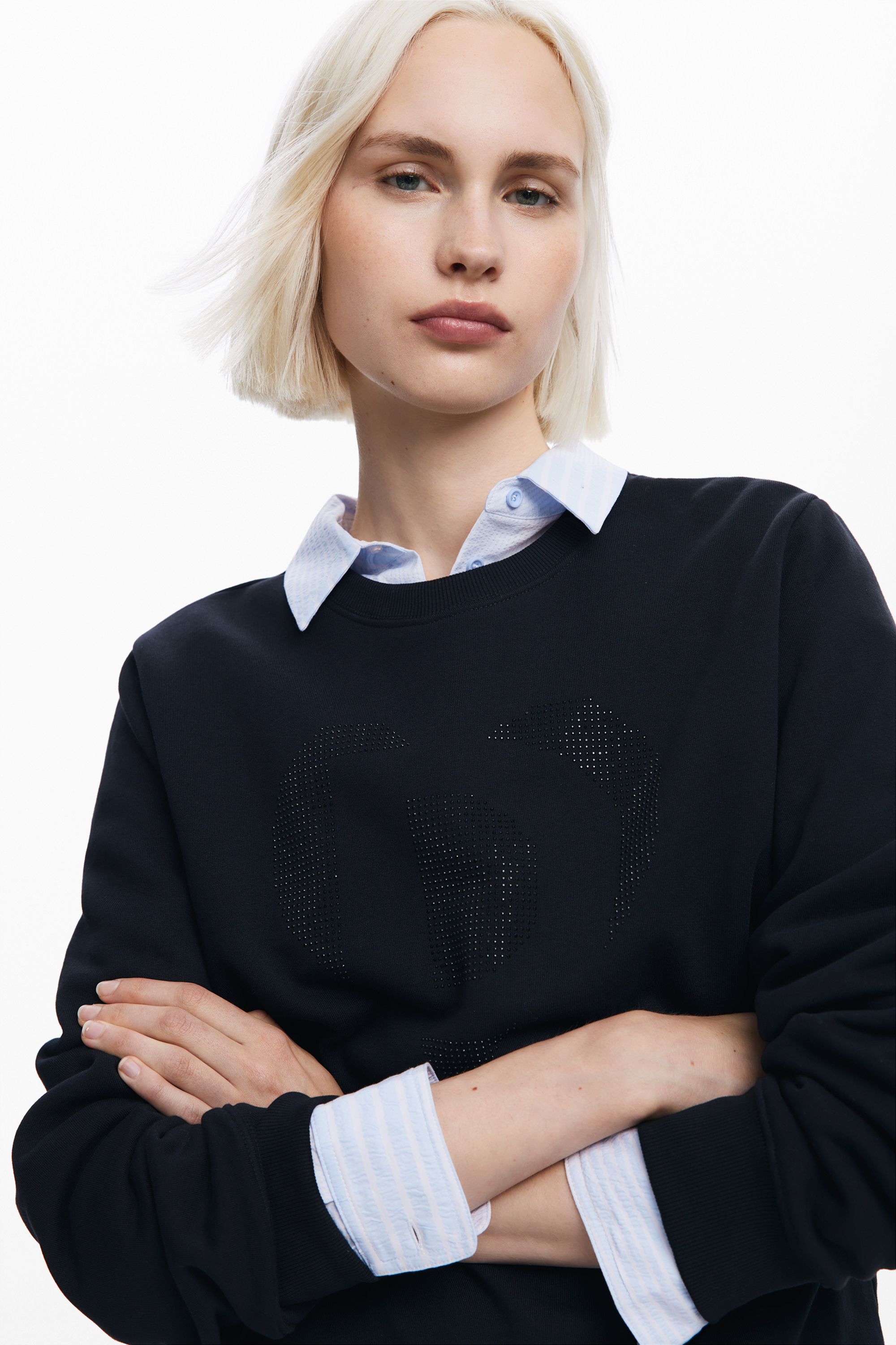 Desigual - Strass - Elegáns Női pulóver