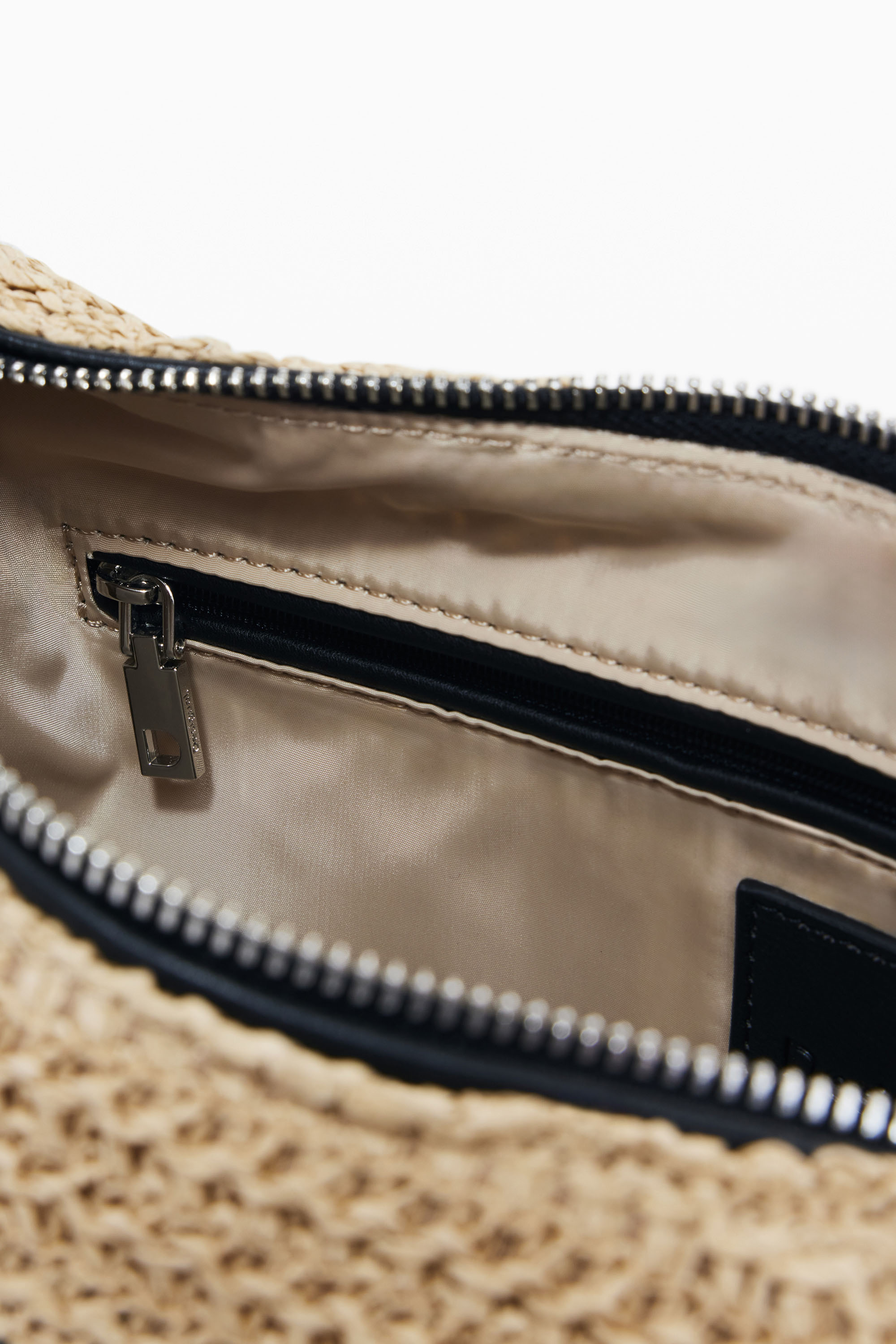 Desigual - HALF LOGO RAFFIA HABANA - Női oldaltáska