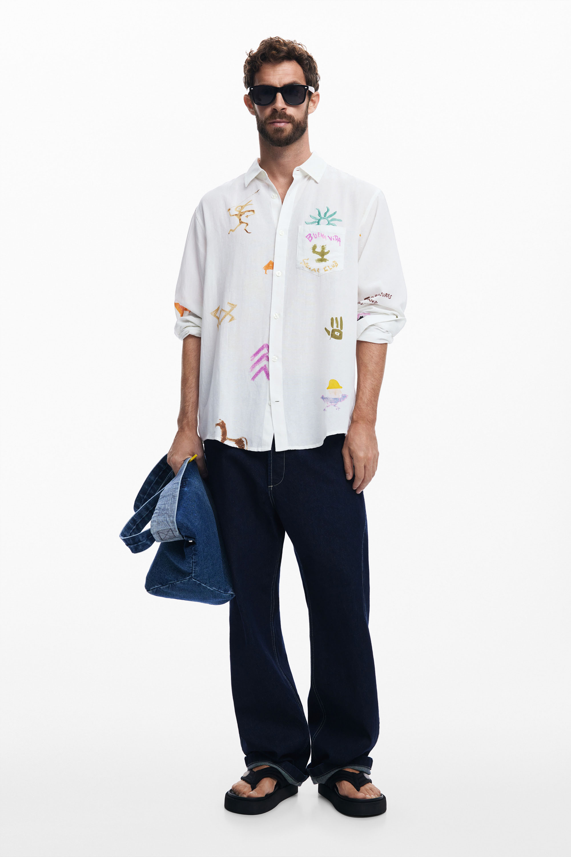 Desigual - CAMEL - Férfi ing