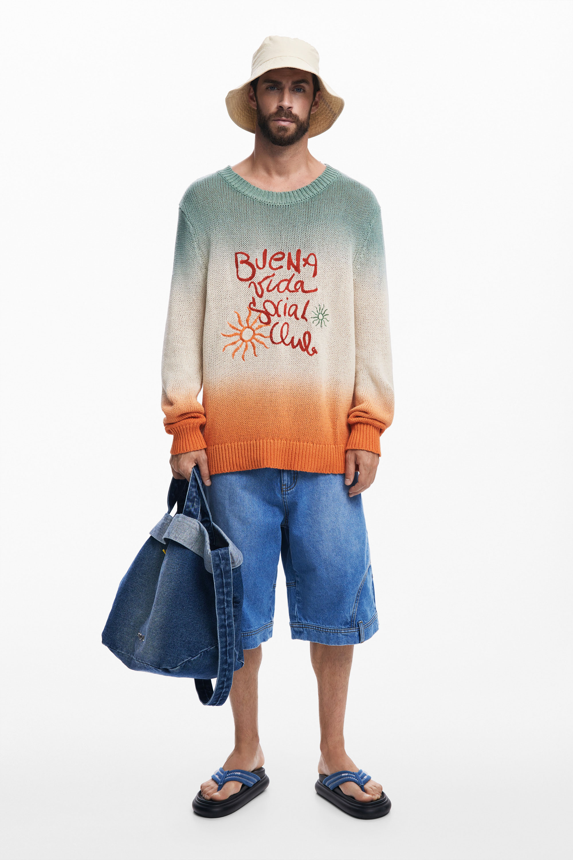 Desigual - KING - Sportos Férfi pulóver