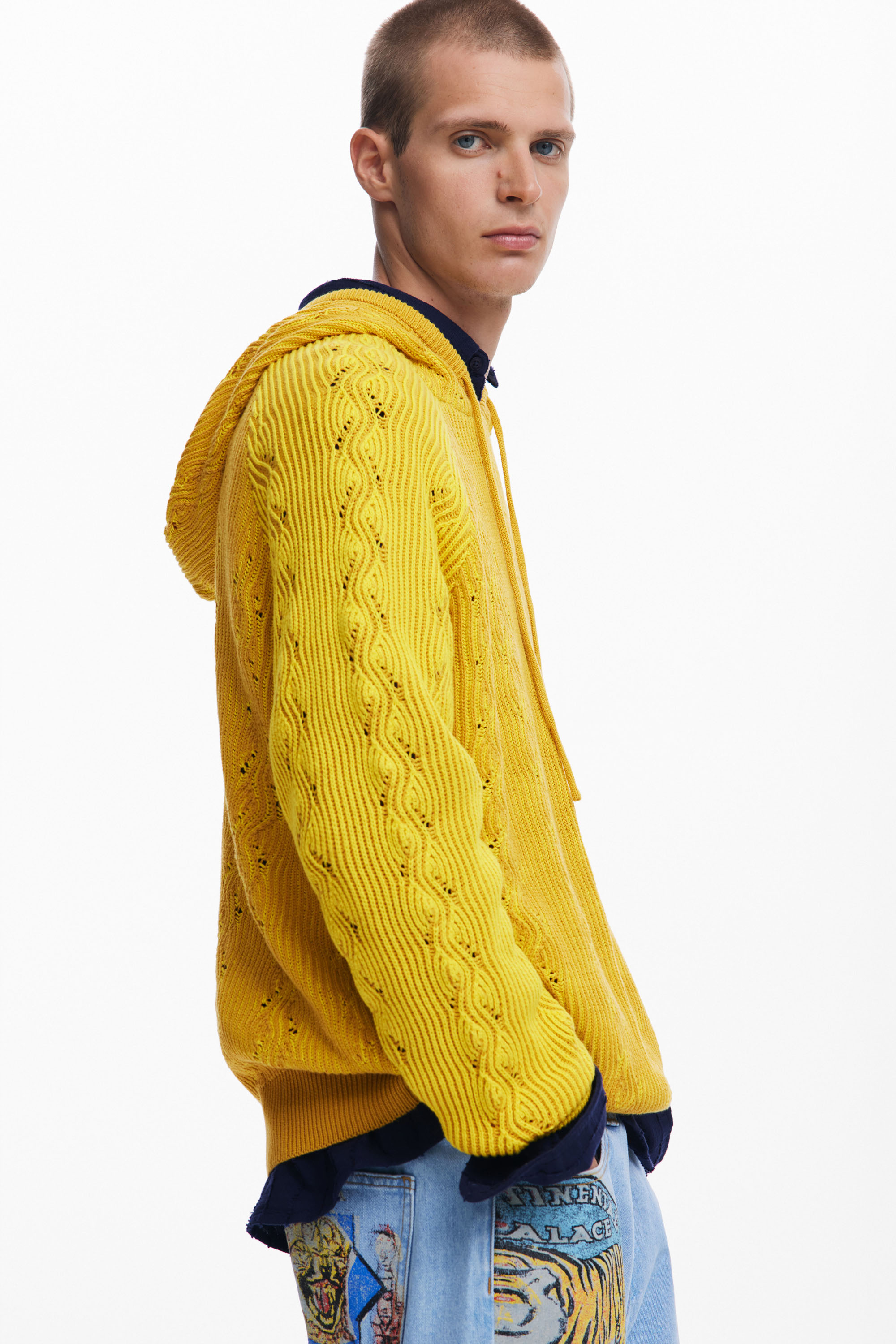 Desigual - JOSE - Sportos Férfi pulóver