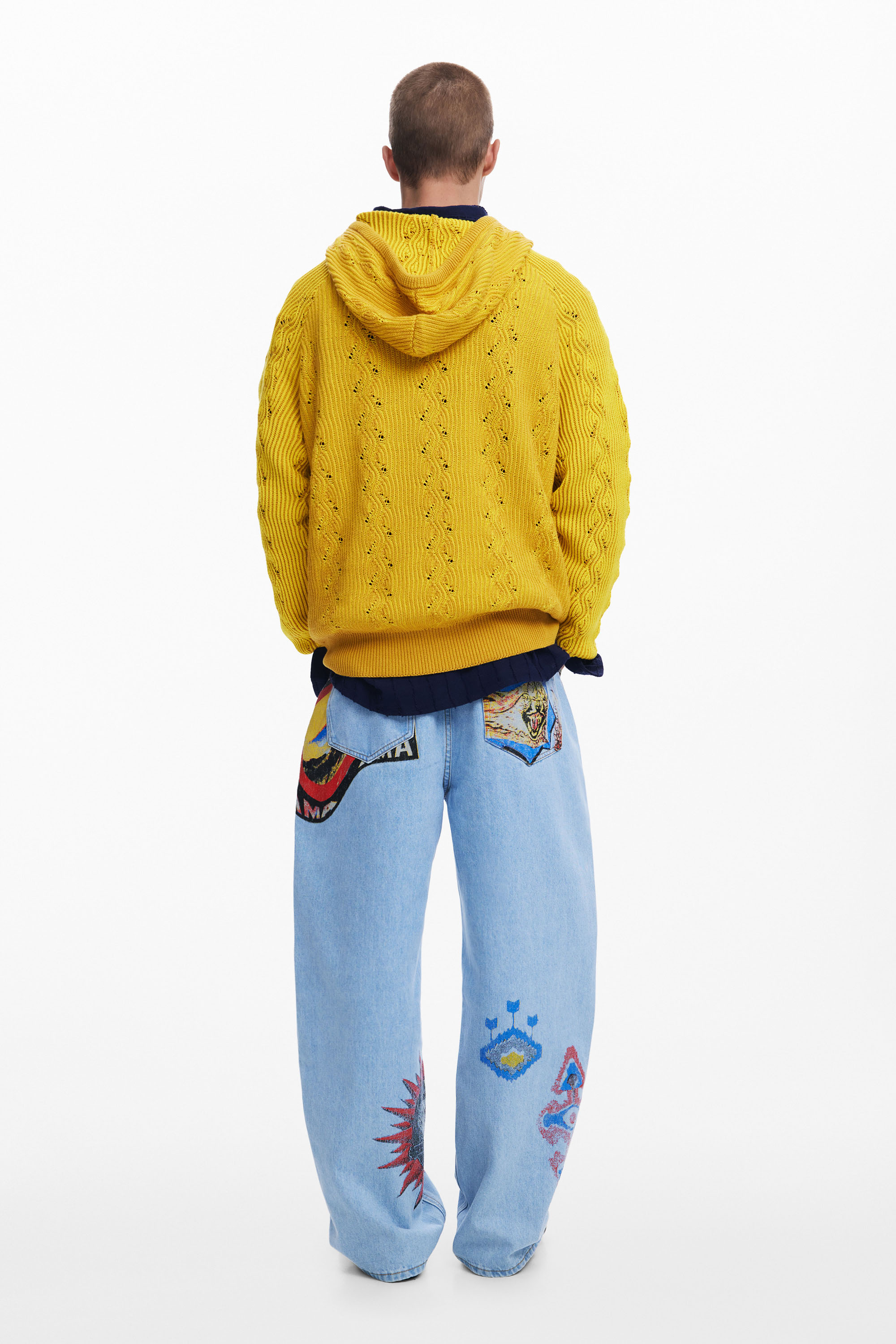 Desigual - JOSE - Sportos Férfi pulóver