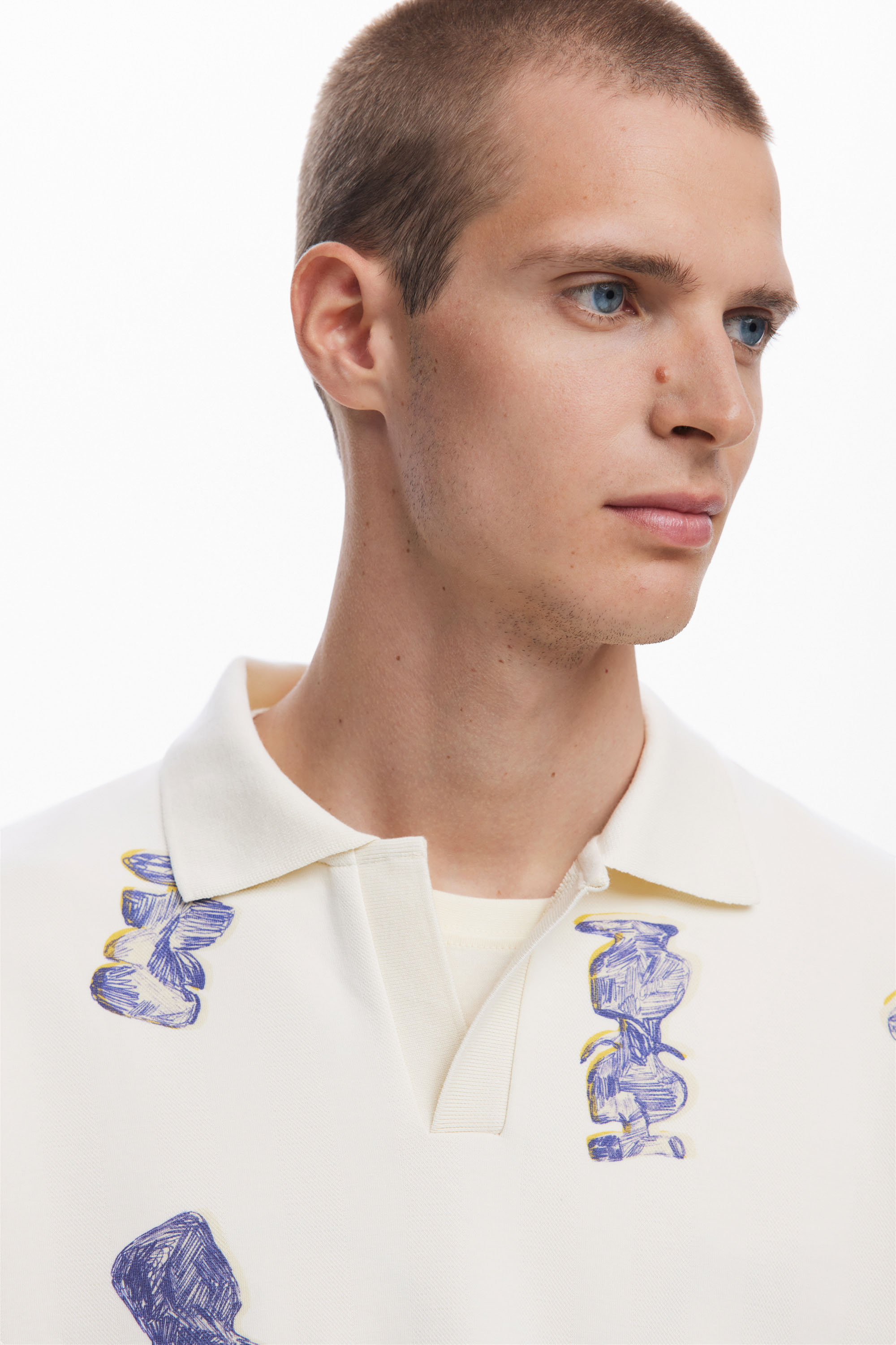 Desigual - POL - Galléros Férfi póló