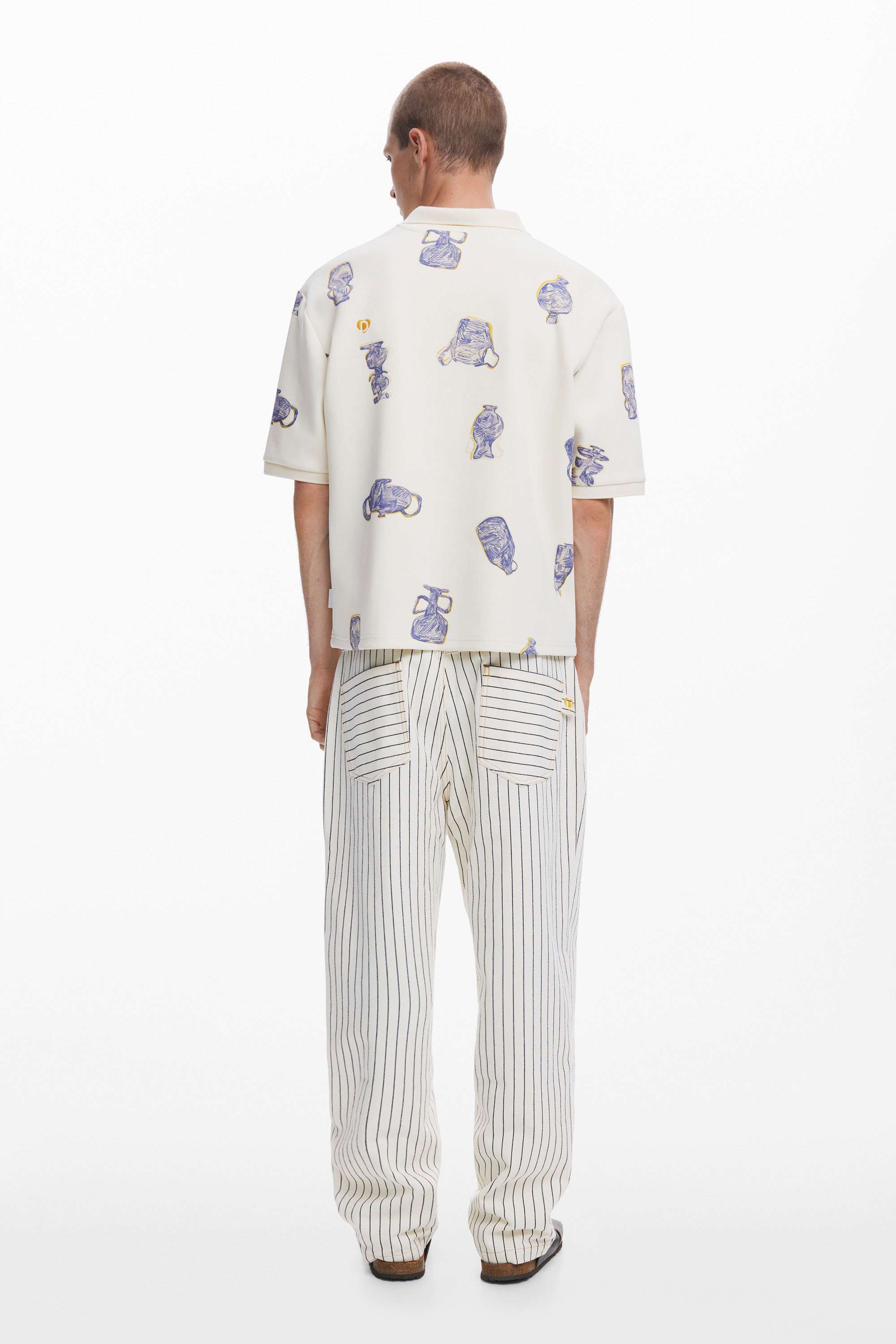 Desigual - POL - Galléros Férfi póló