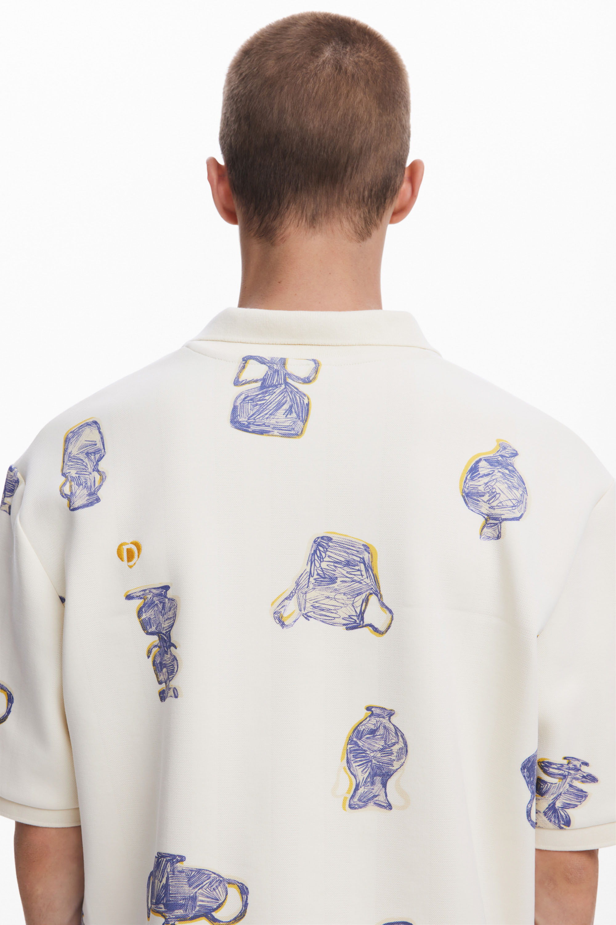 Desigual - POL - Galléros Férfi póló