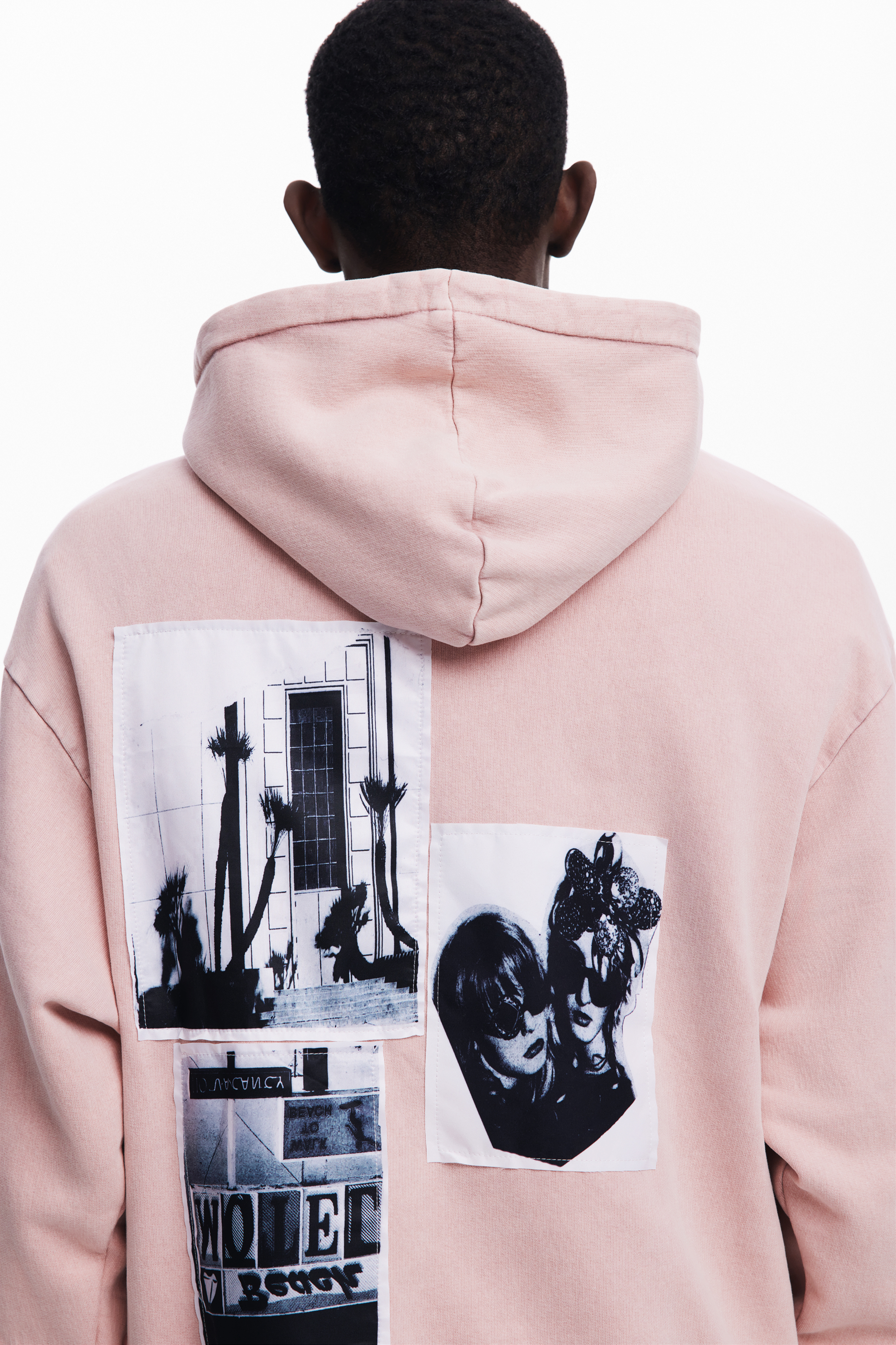 Desigual - PINK - Sportos Férfi pulóver