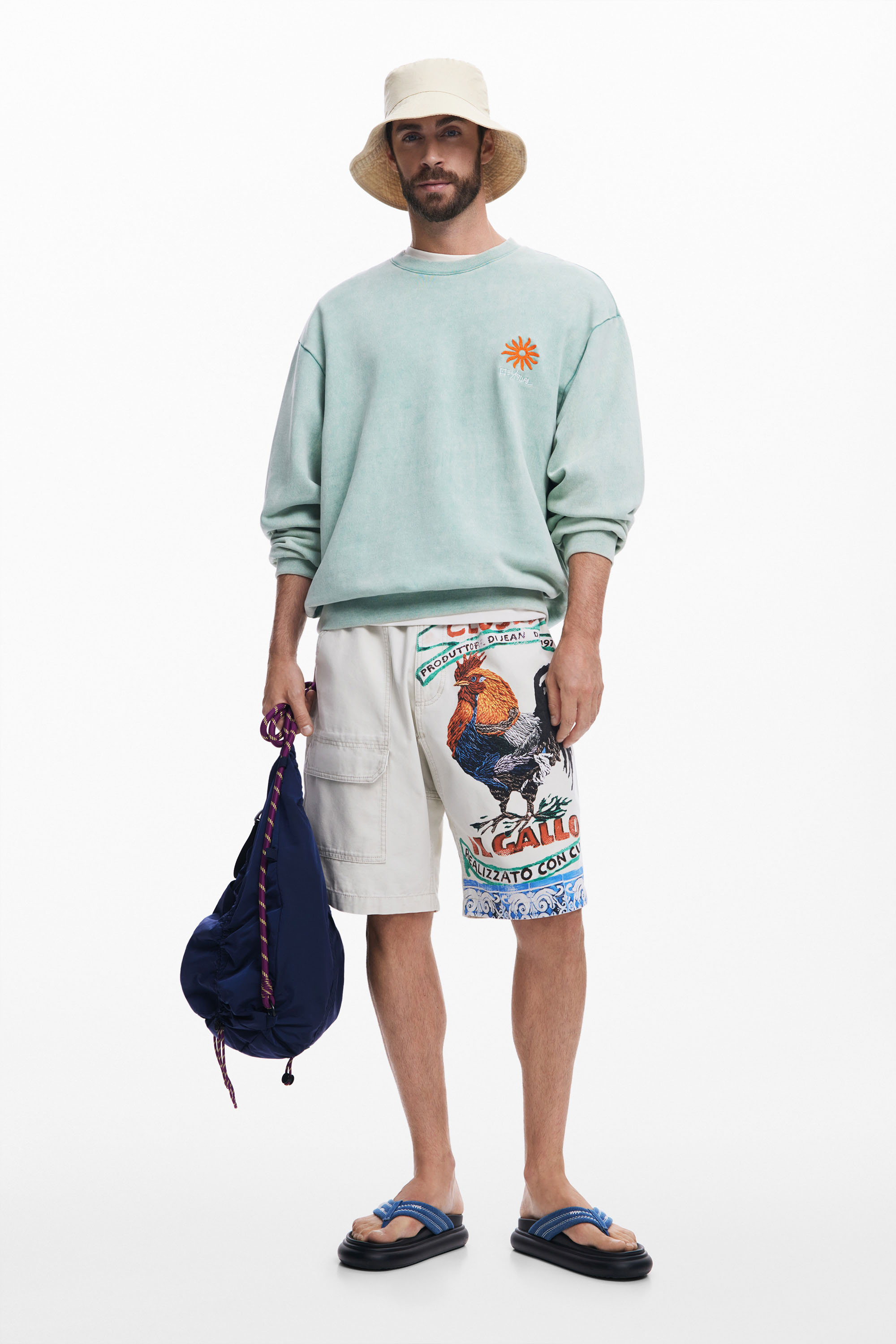 Desigual - SUNSHINE - Sportos Férfi pulóver