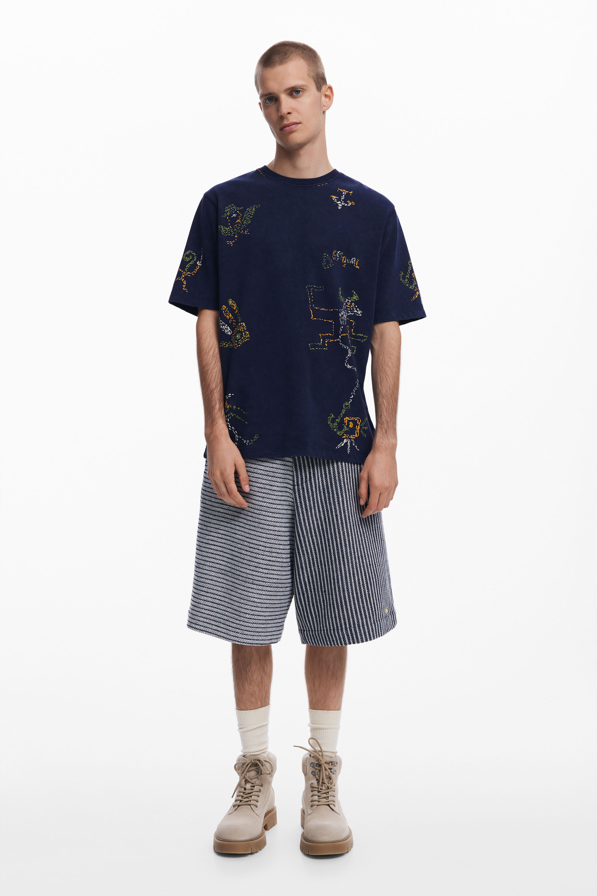 Desigual - JAVI - Férfi póló