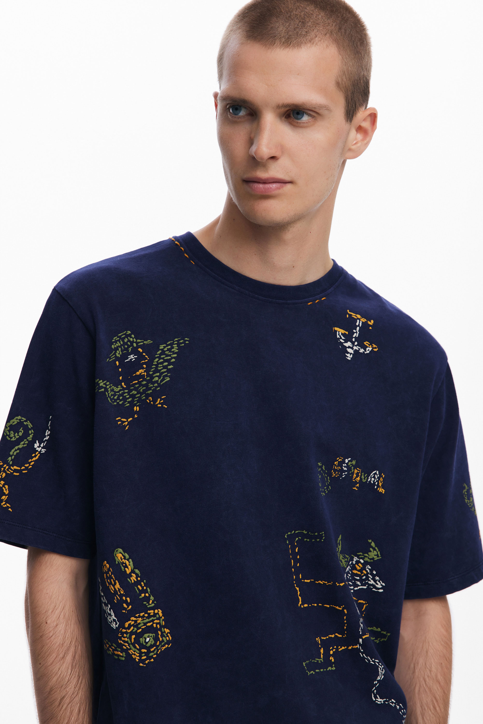 Desigual - JAVI - Férfi póló