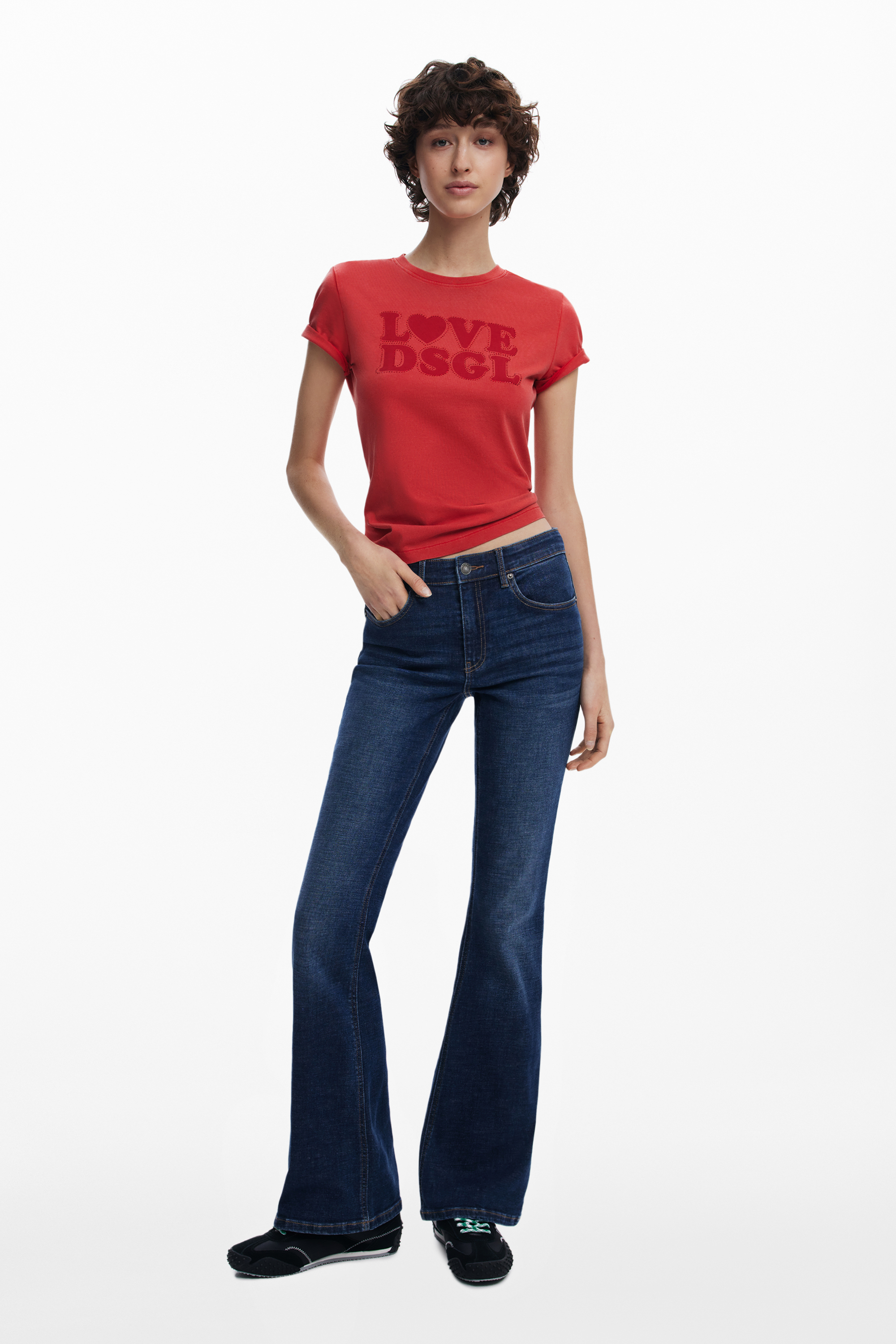 Desigual - KUSAMA - Női farmernadrág