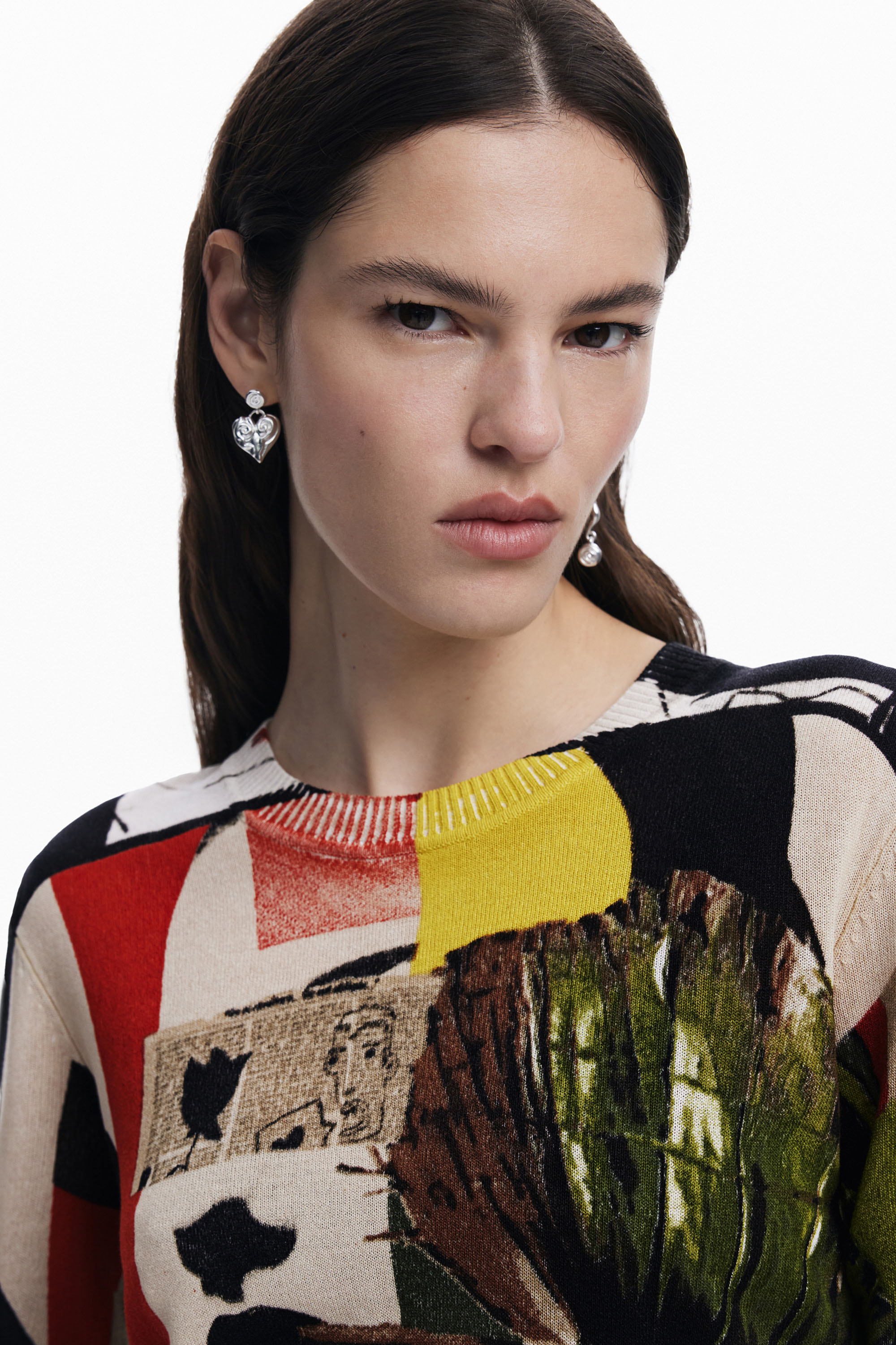 Desigual - LACROIX/COLLAGE - Elegáns Női pulóver