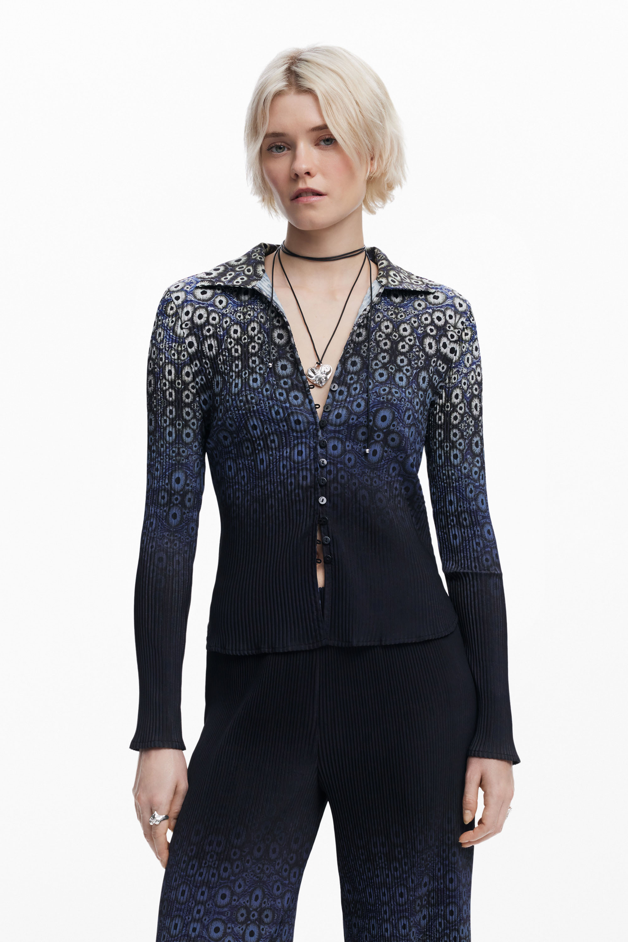 Desigual - LACROIX/CELULAS - Elegáns Női nadrág