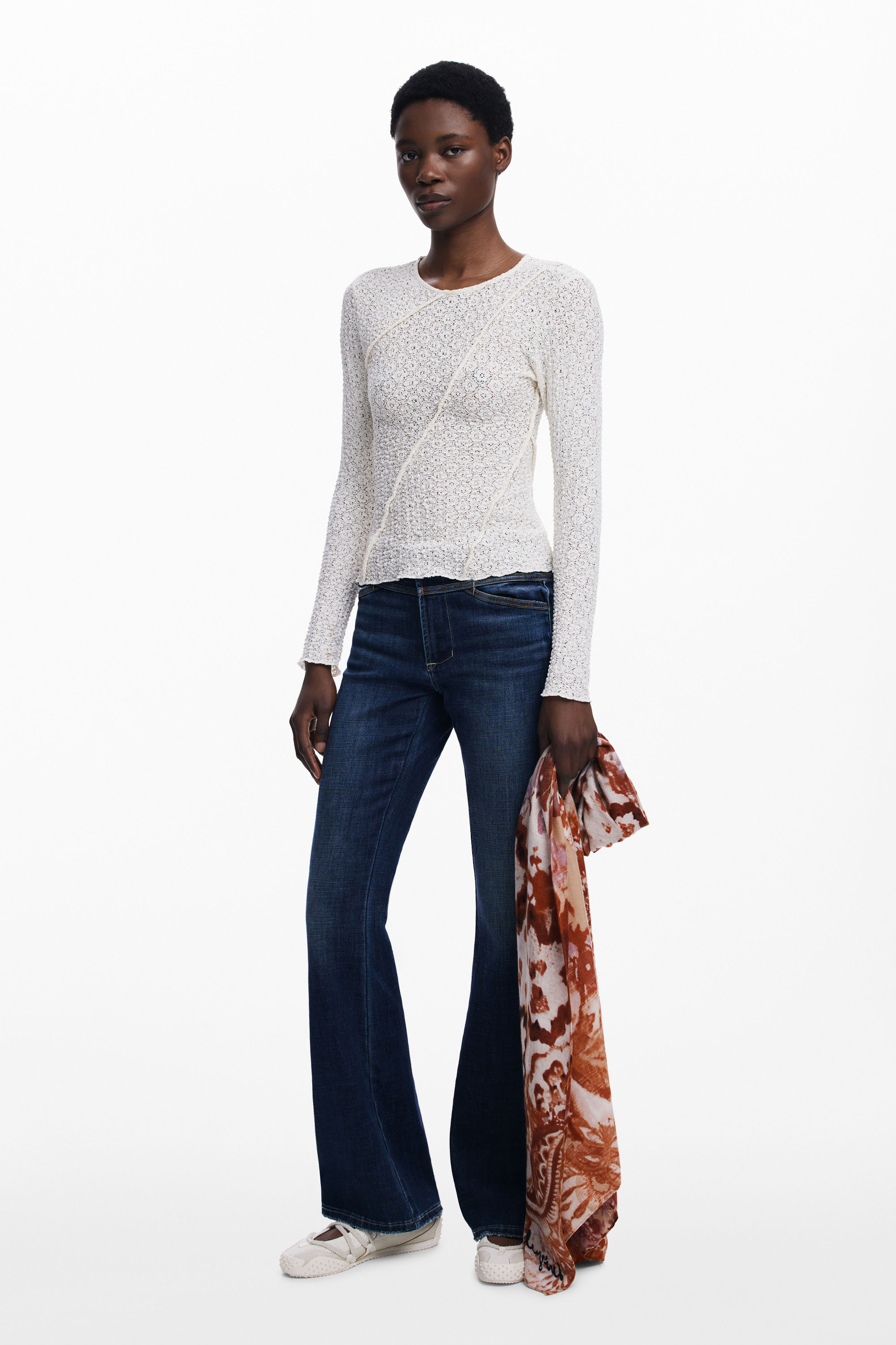 Desigual - CORDUROY - Női sál