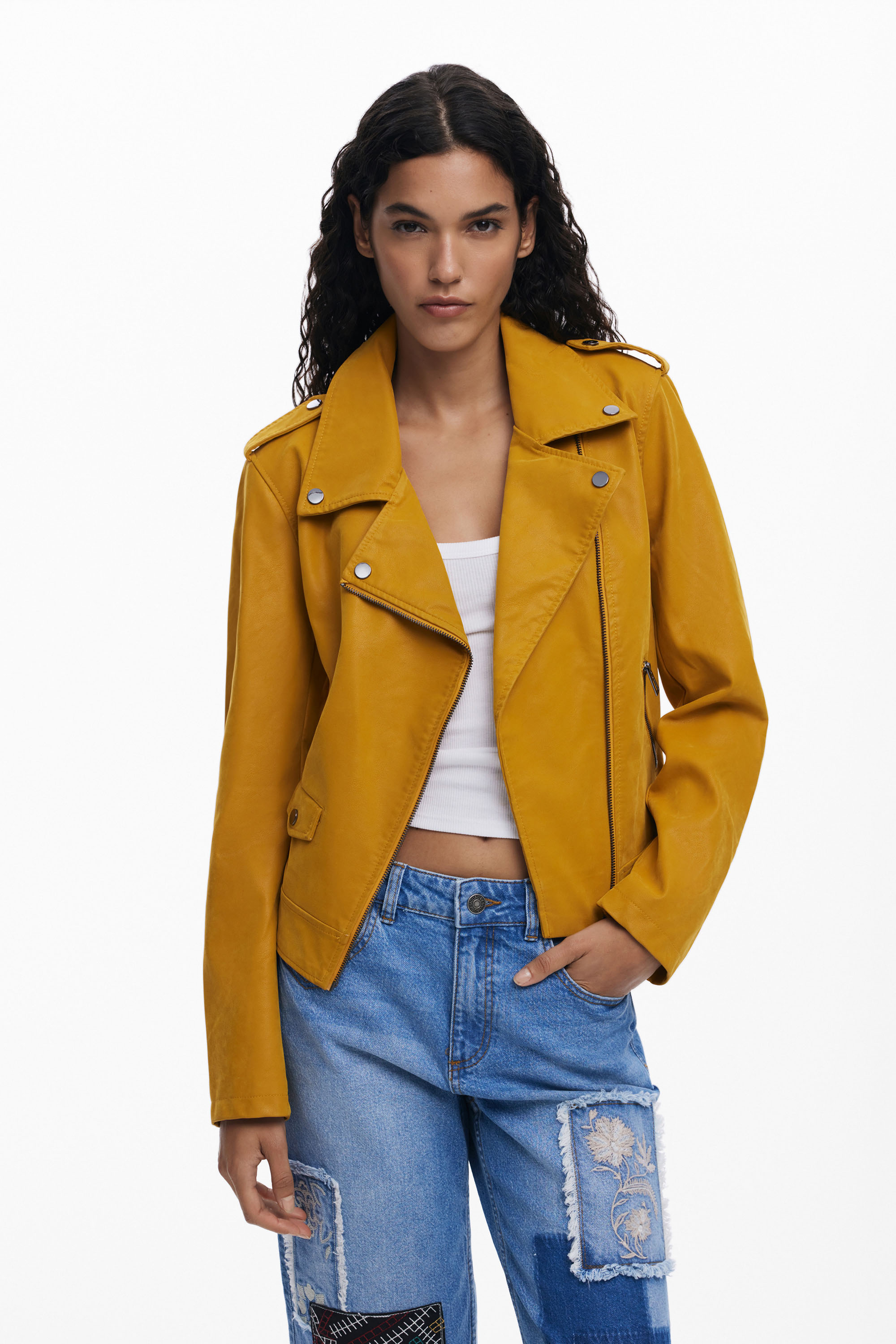 Desigual - PATCHES - Női farmernadrág