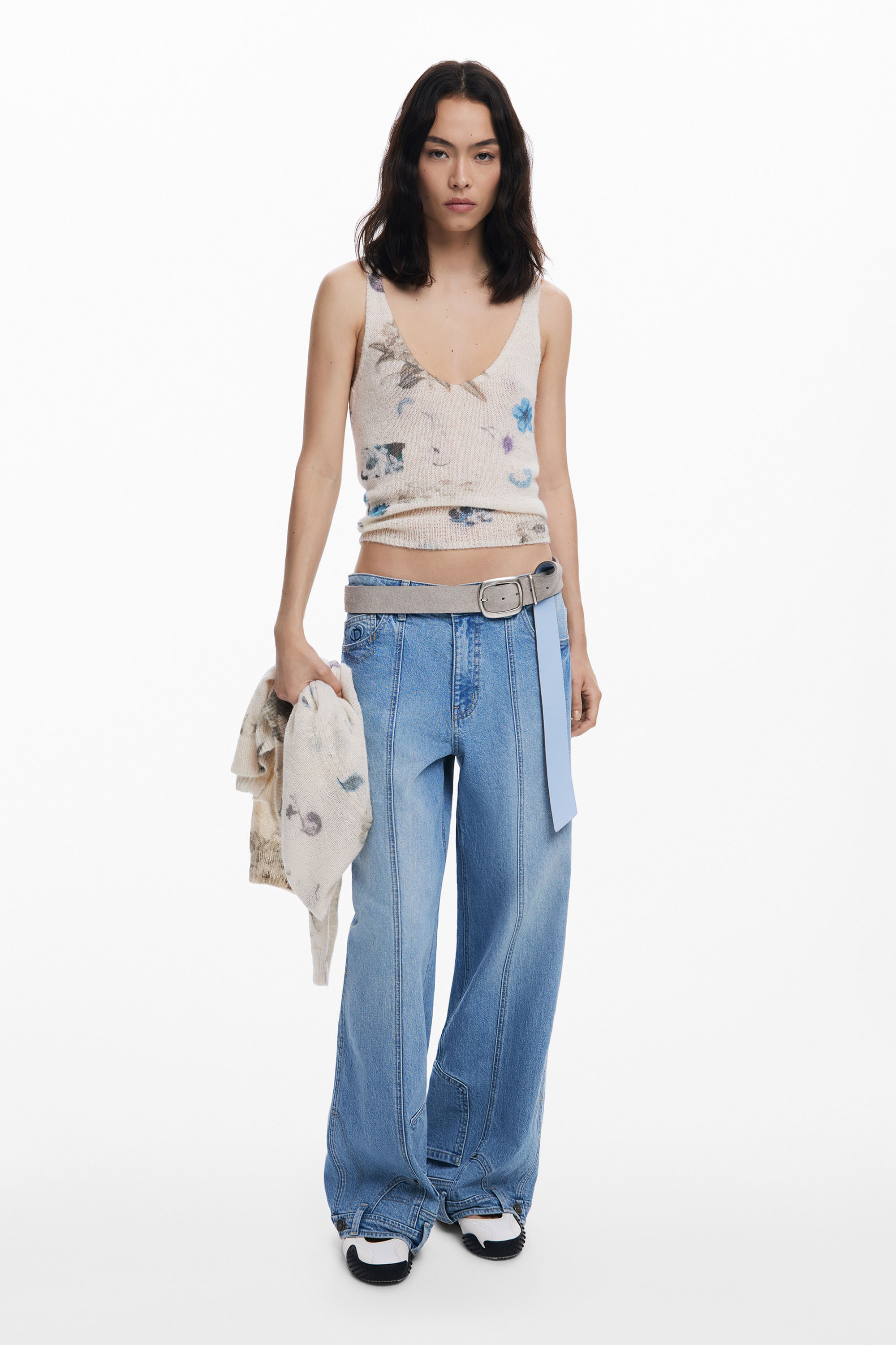 Desigual - ESTOCOLMO - 2in1 Női felső és kardigán