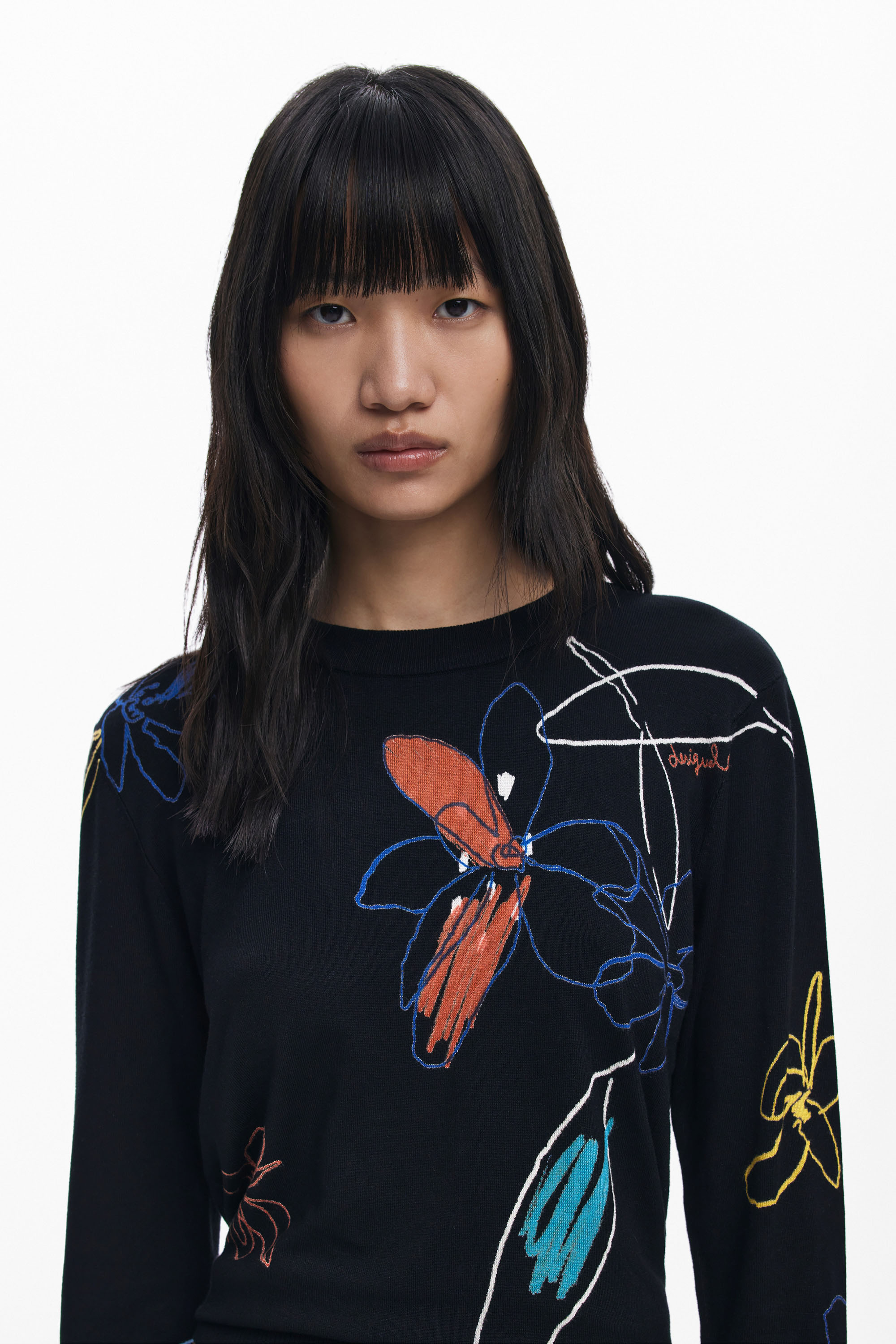 Desigual - ARTY - Elegáns Női pulóver