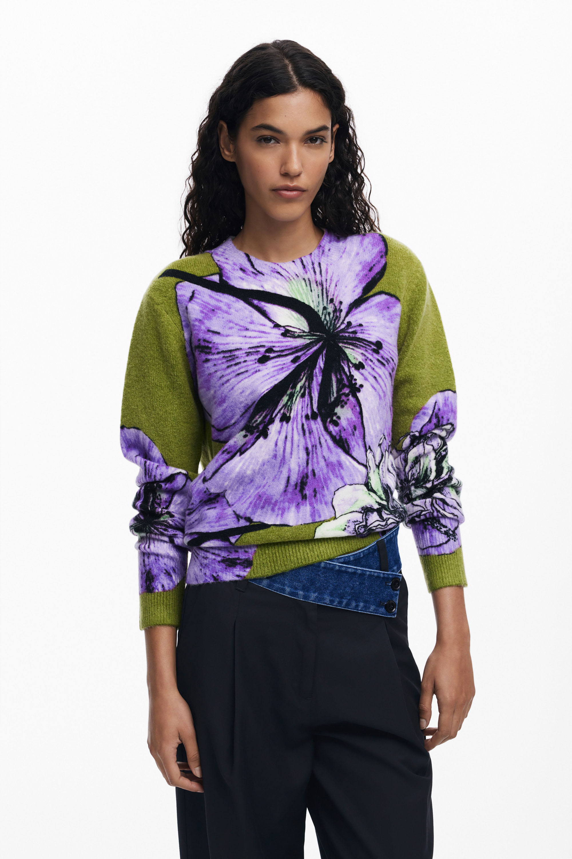 Desigual - ORQUIDEA / LACROIX - Elegáns Női pulóver
