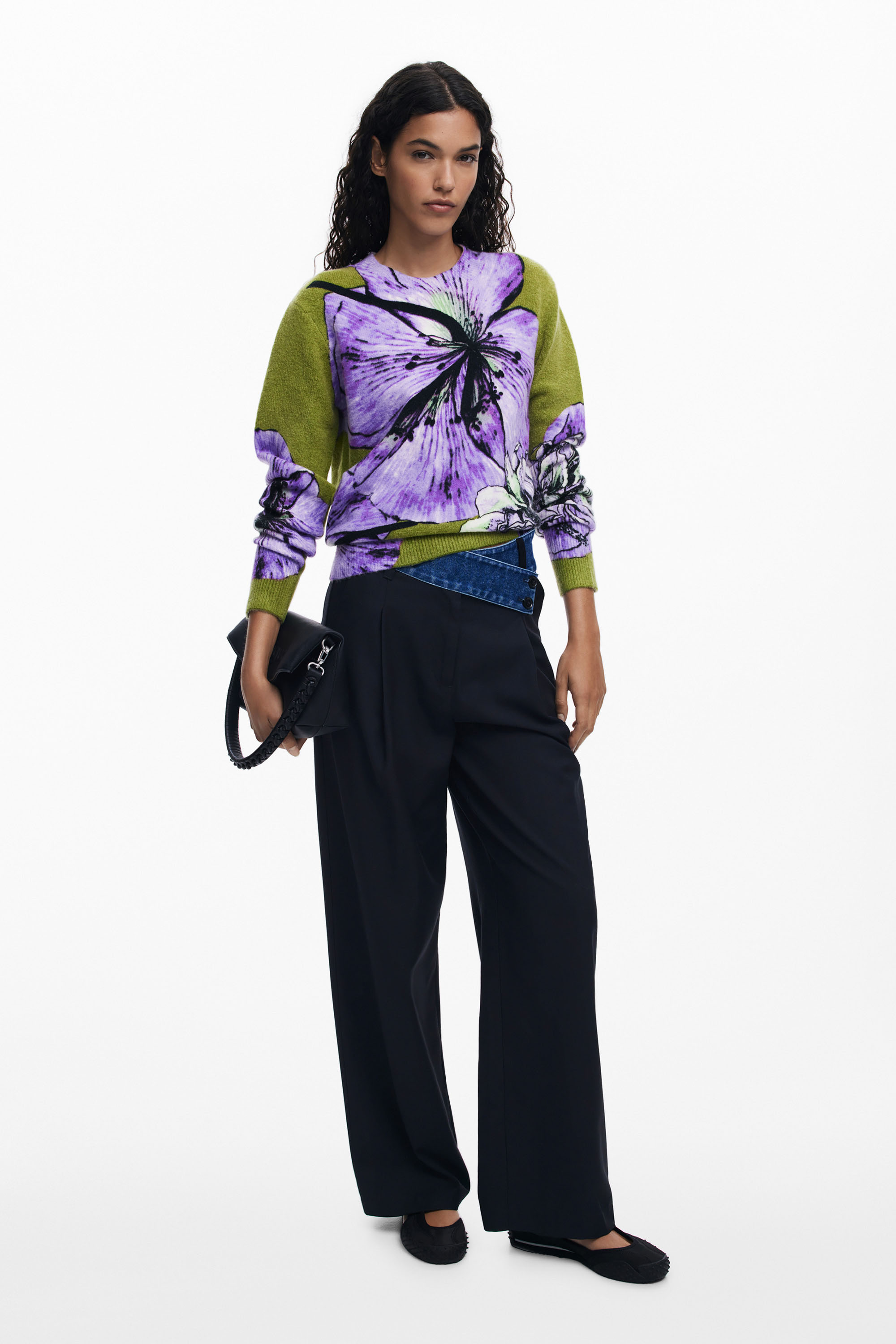 Desigual - ORQUIDEA / LACROIX - Elegáns Női pulóver