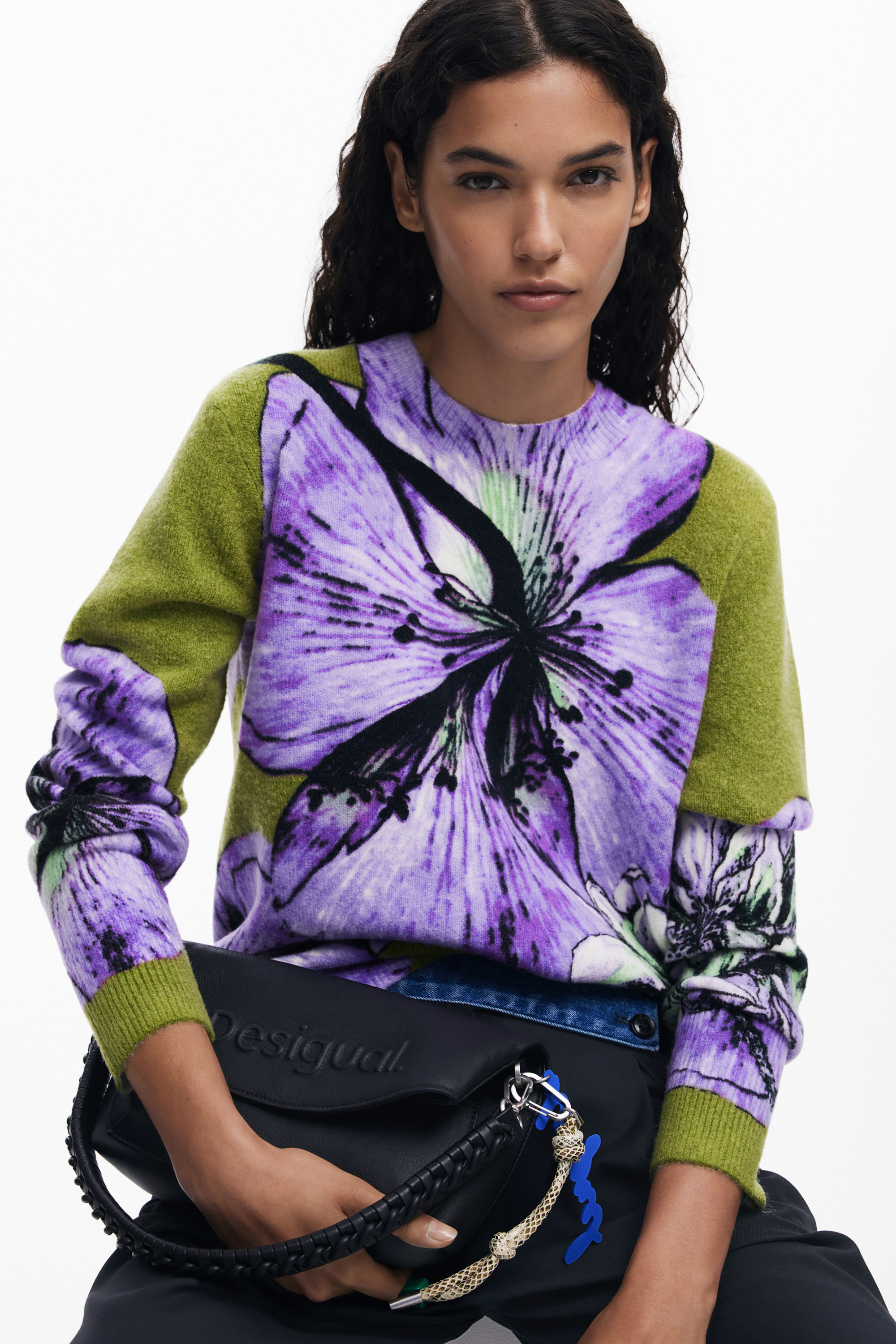 Desigual - ORQUIDEA / LACROIX - Elegáns Női pulóver