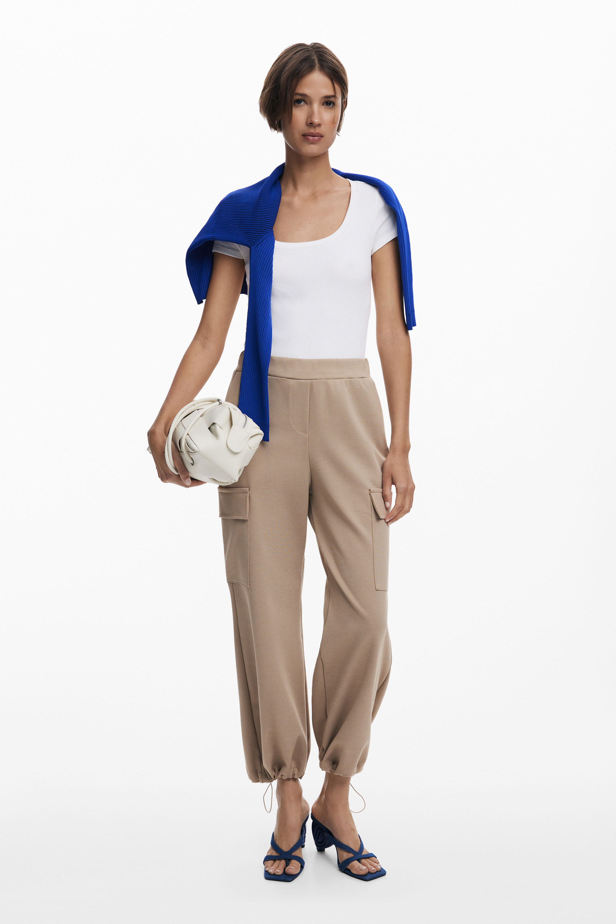 Desigual - SLOW - Elegáns Női nadrág + poló szett