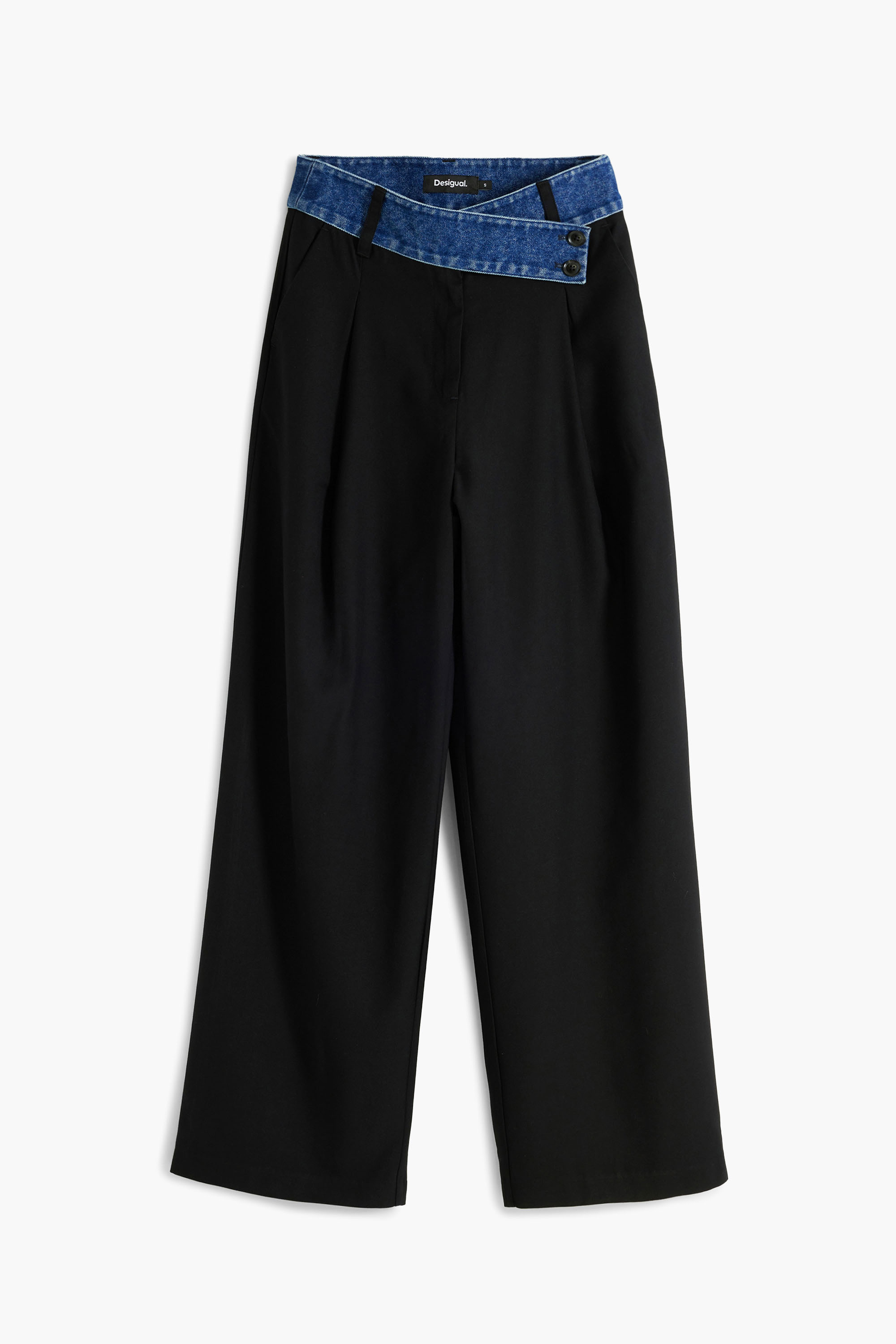 Desigual - DENIMWAIST - Elegáns Női nadrág