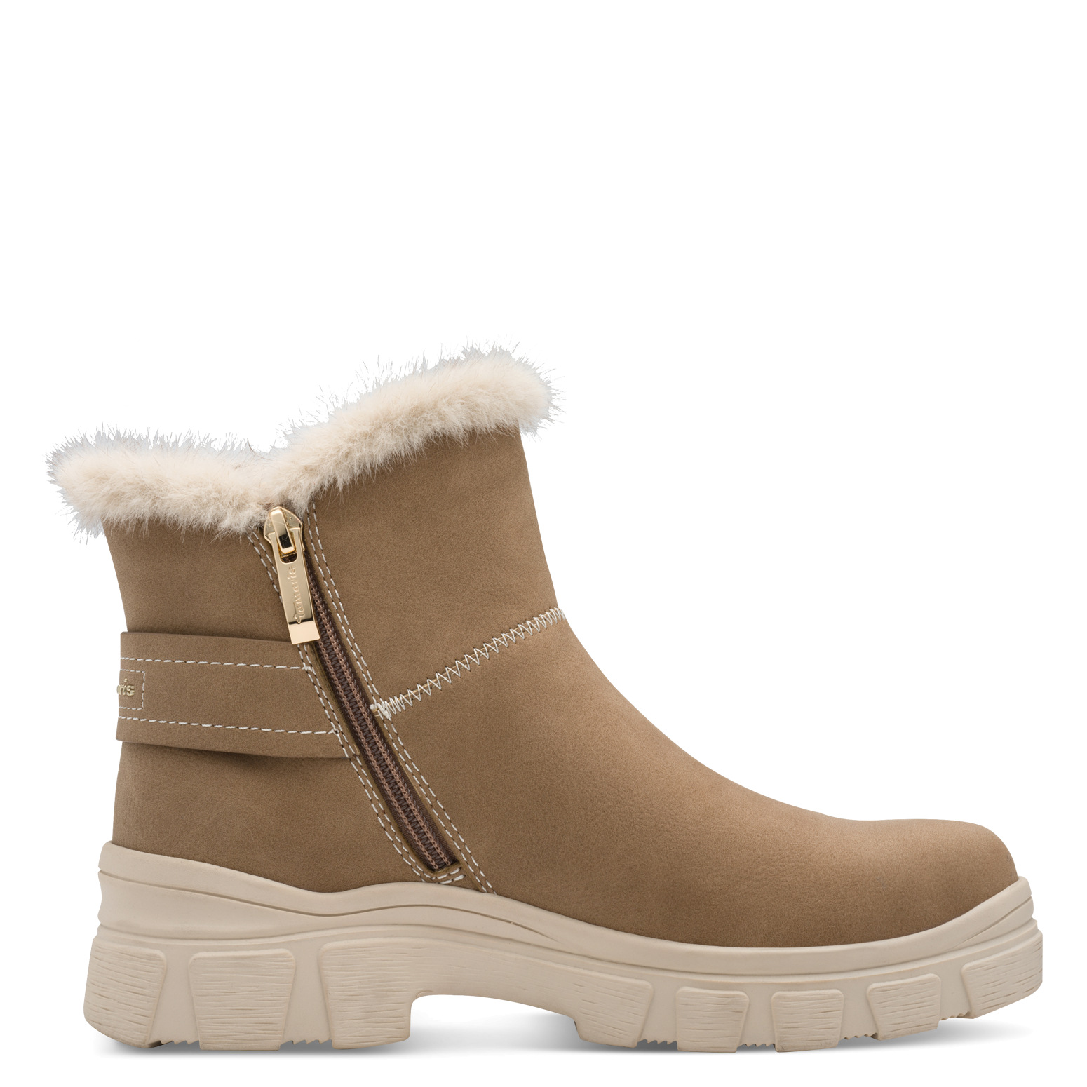 Tamaris - Bélelt Női bokacsizma