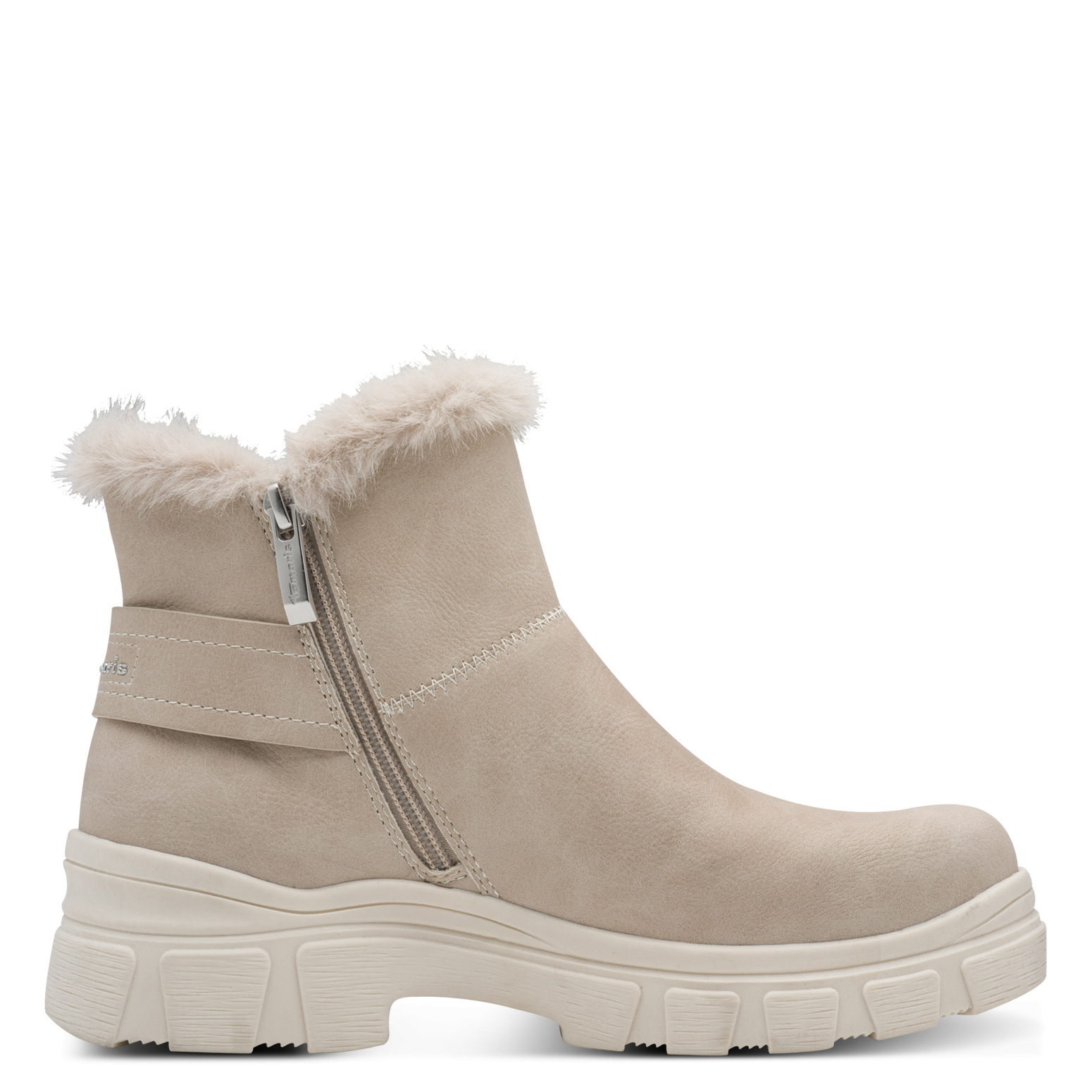 Tamaris - Bélelt Női bokacsizma