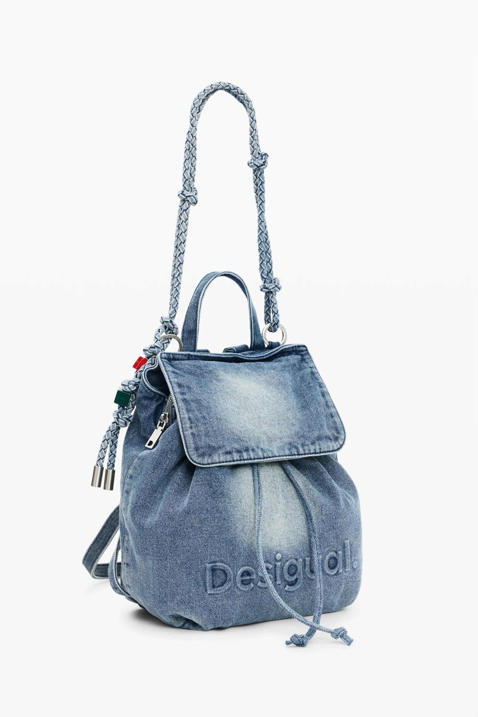 Desigual - HALF LOGO DENIM LUENA MINI - Női hátizsák