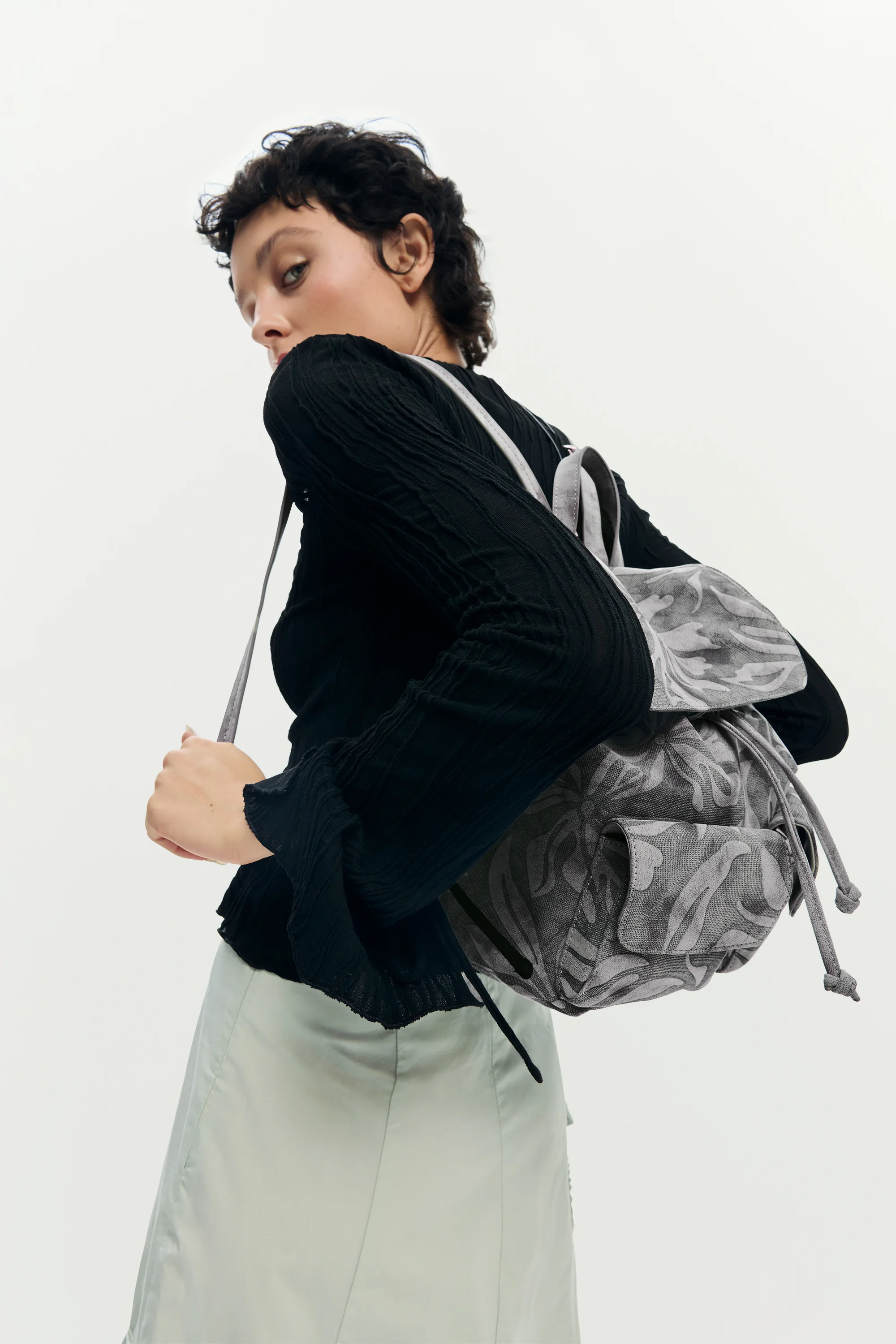 Desigual - OBSIDIAN BLACK PRISA MINI - Női hátizsák