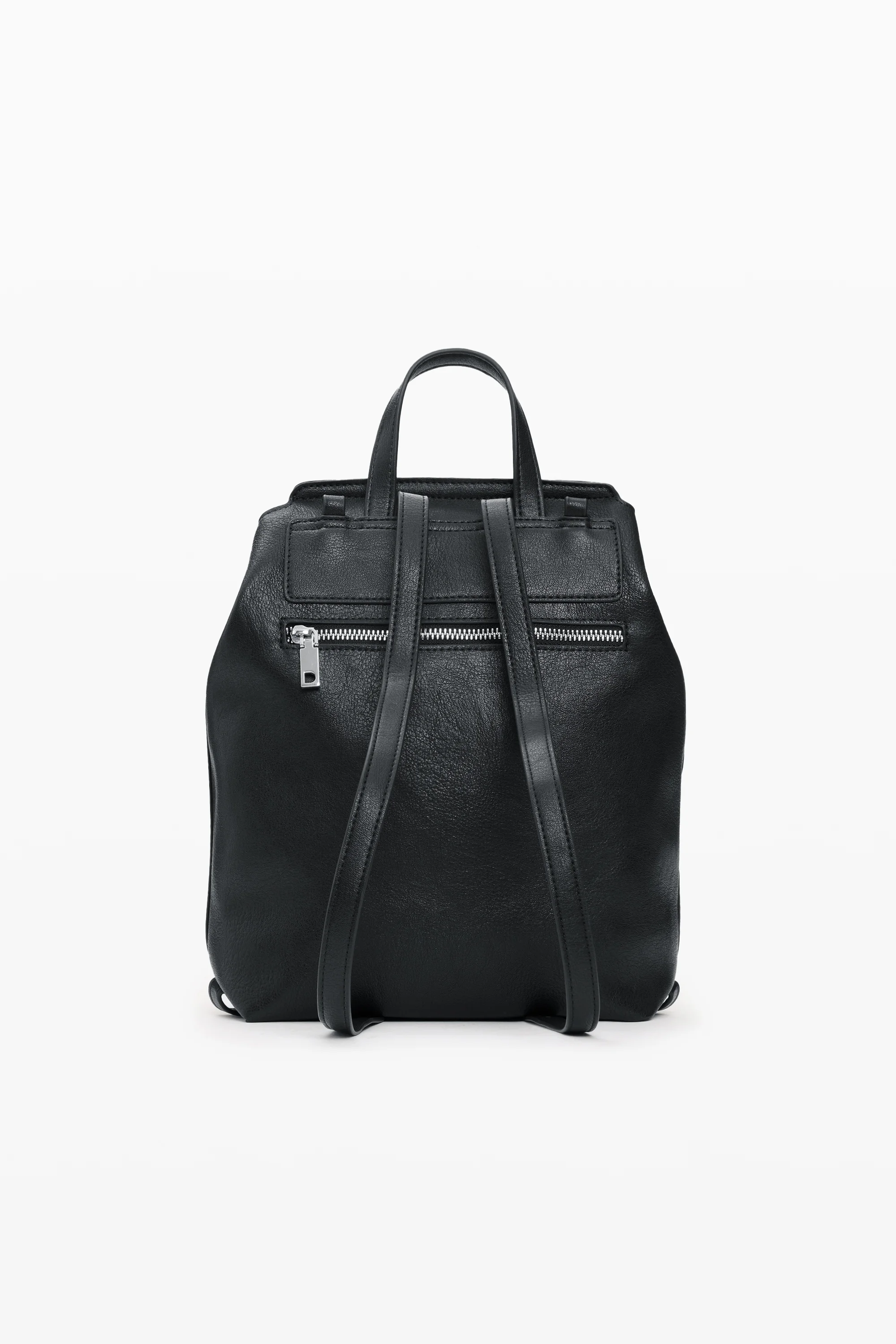 Desigual - HALF LOGO LUENA MINI BLACK - Női hátizsák