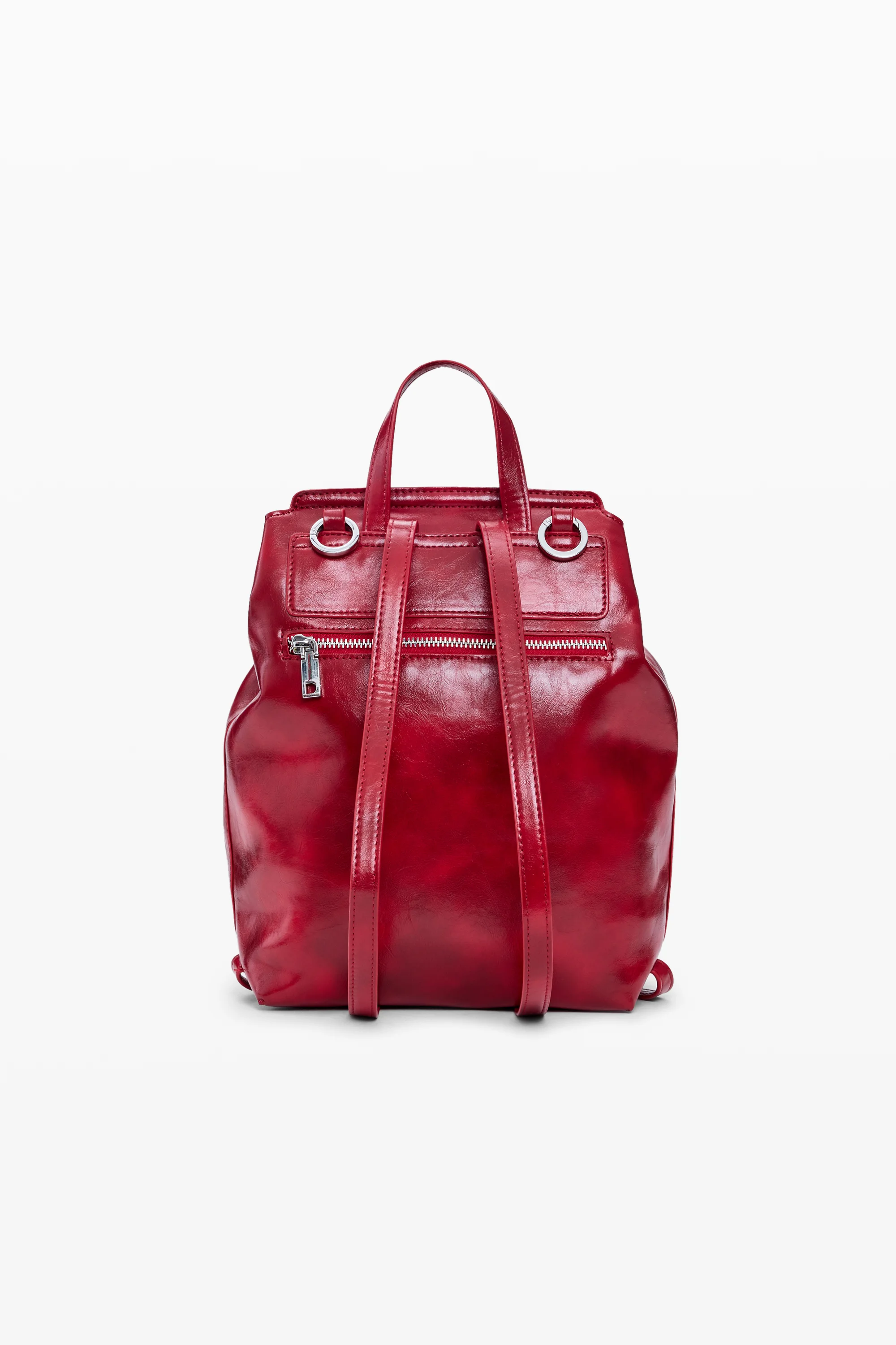 Desigual - HALF LOGO LUENA MINI RED - Női hátizsák