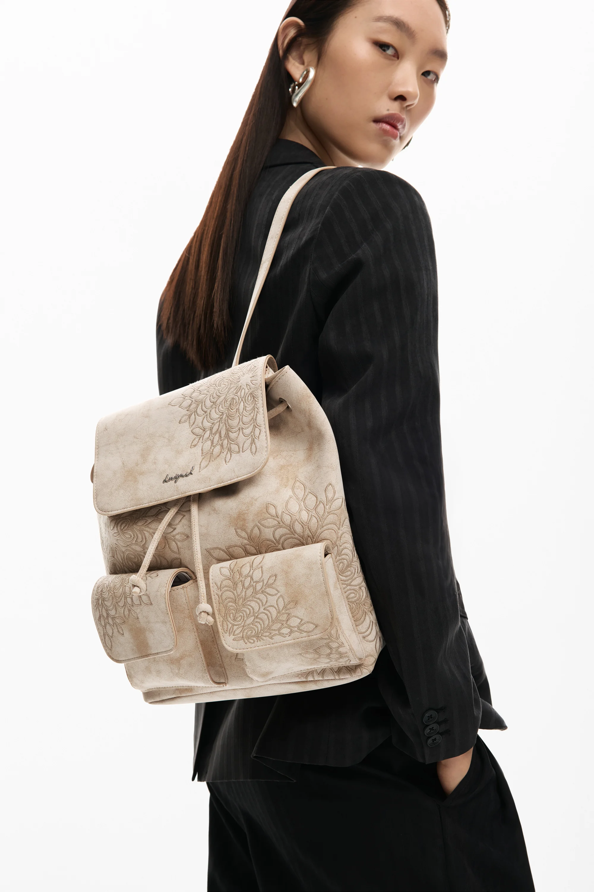 Desigual - SIERRA PRISA MINI SAND - Női hátizsák