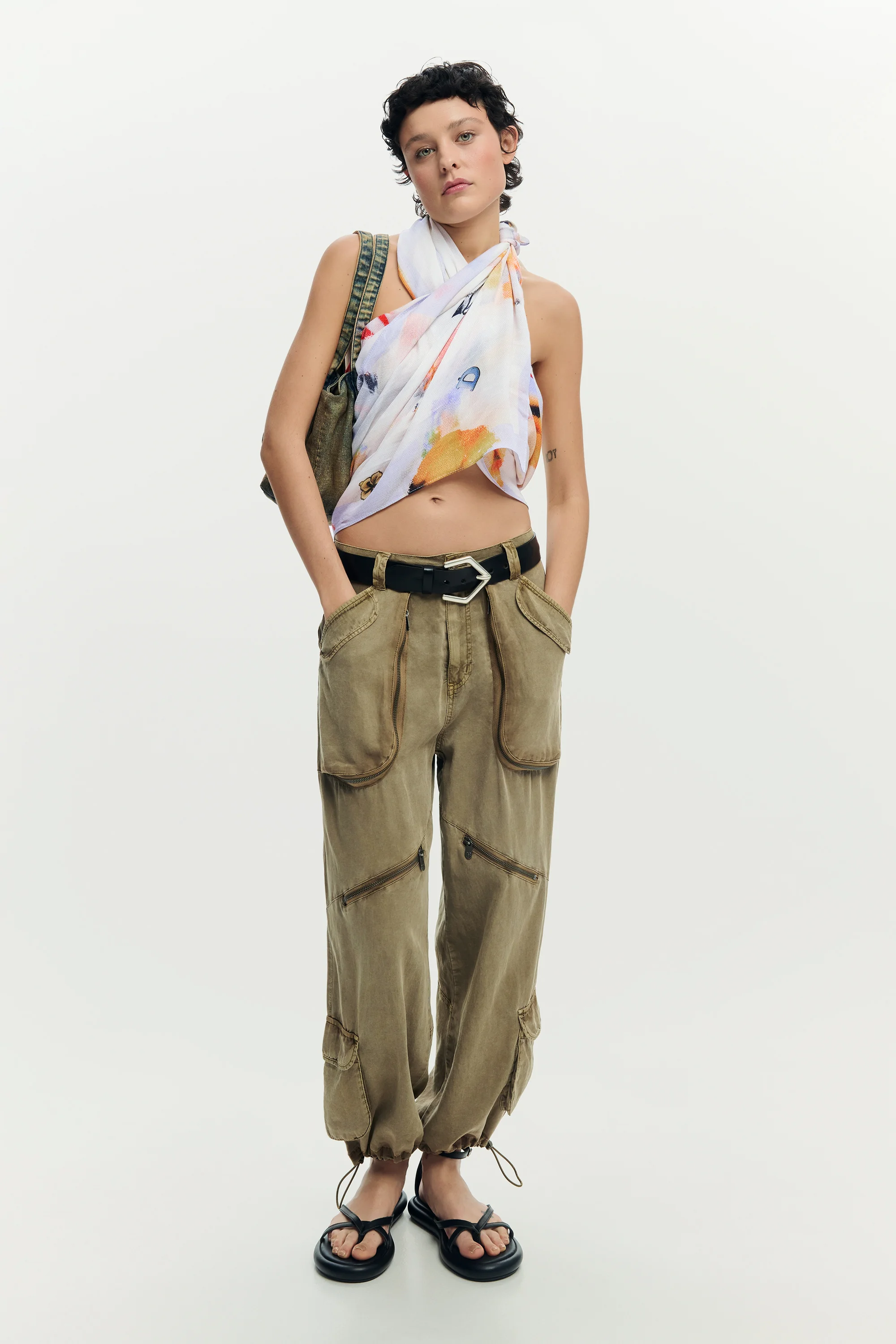 Desigual - RECORTBLUR - Női sál