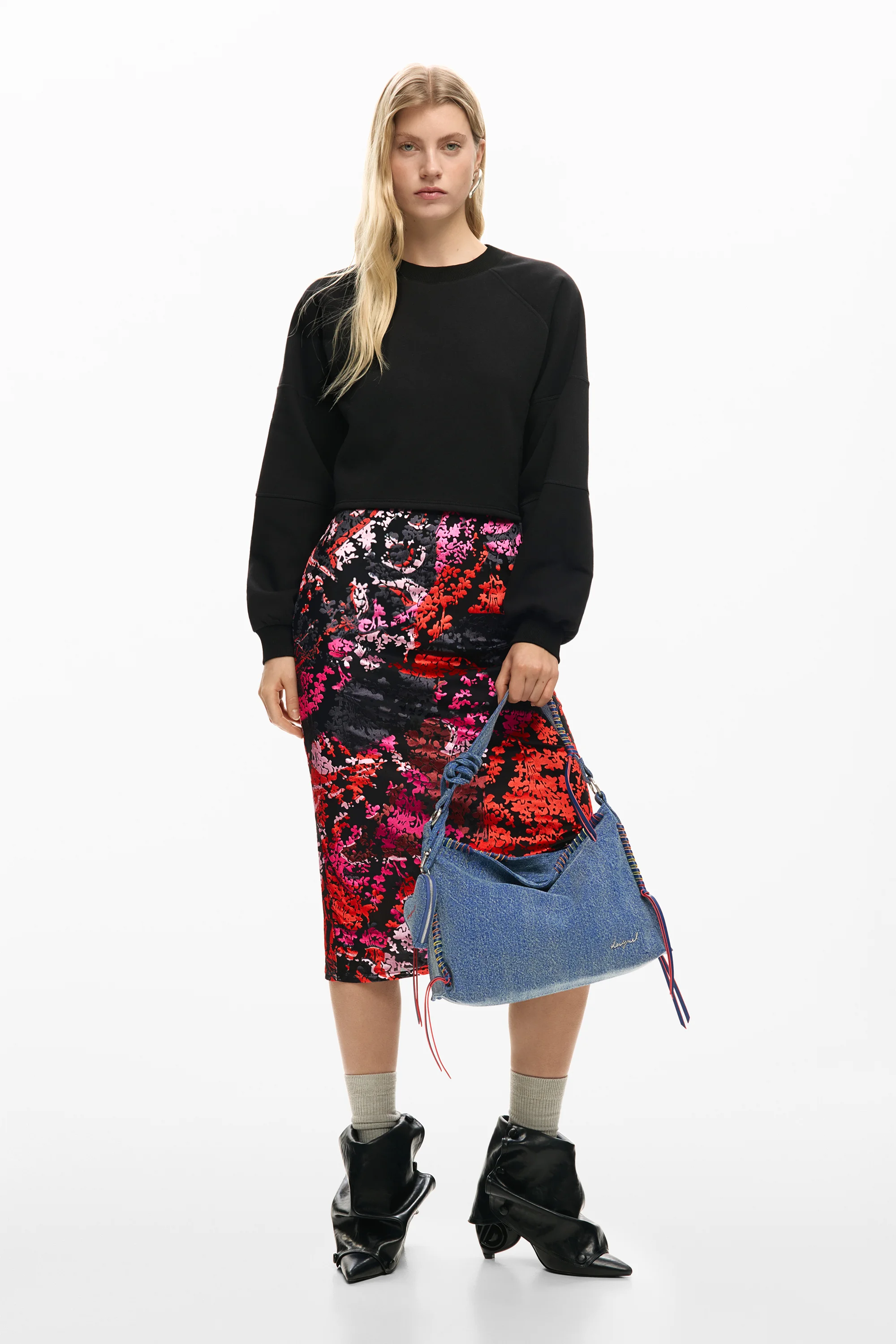 Desigual - TORIO DENIM LEIRIA - Női oldaltáska