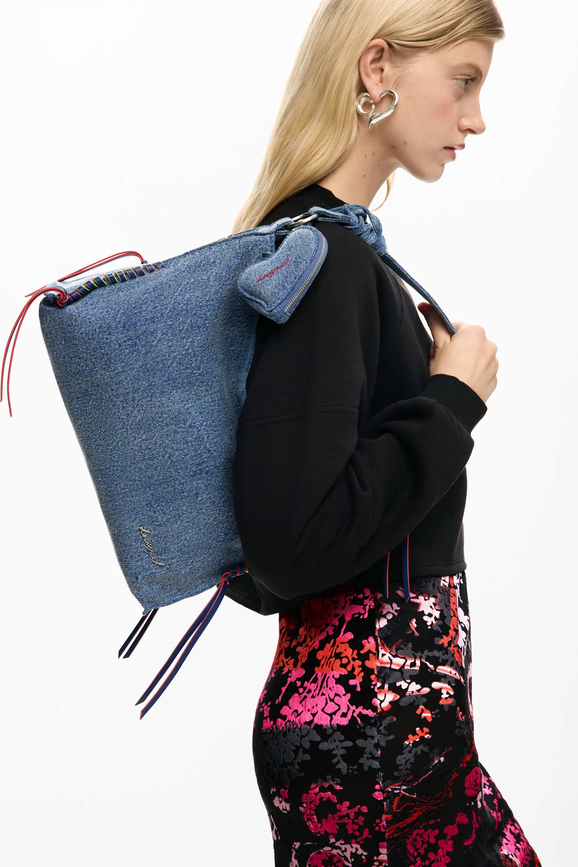 Desigual - TORIO DENIM LEIRIA - Női oldaltáska