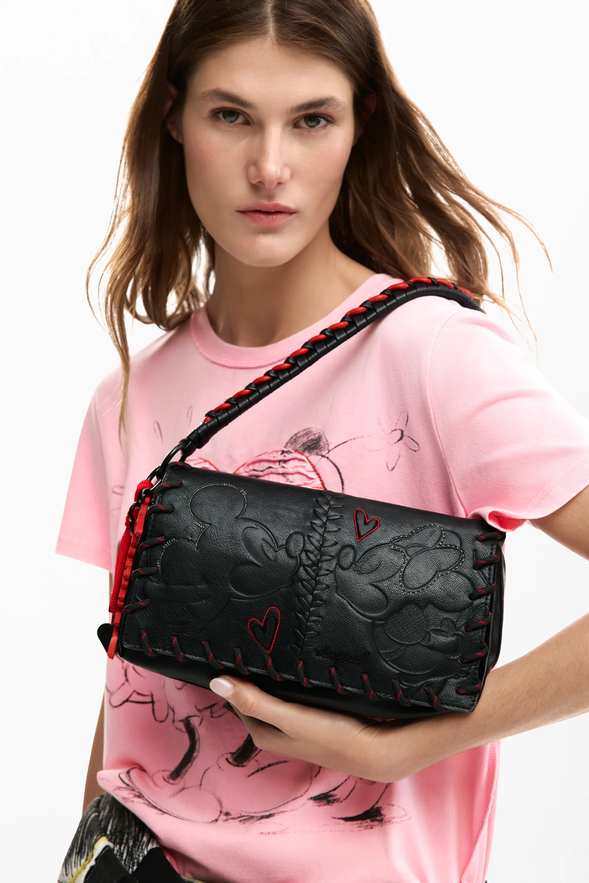 Desigual - ALL MICKEY NARON MEDIUM FLAP - Női oldaltáska